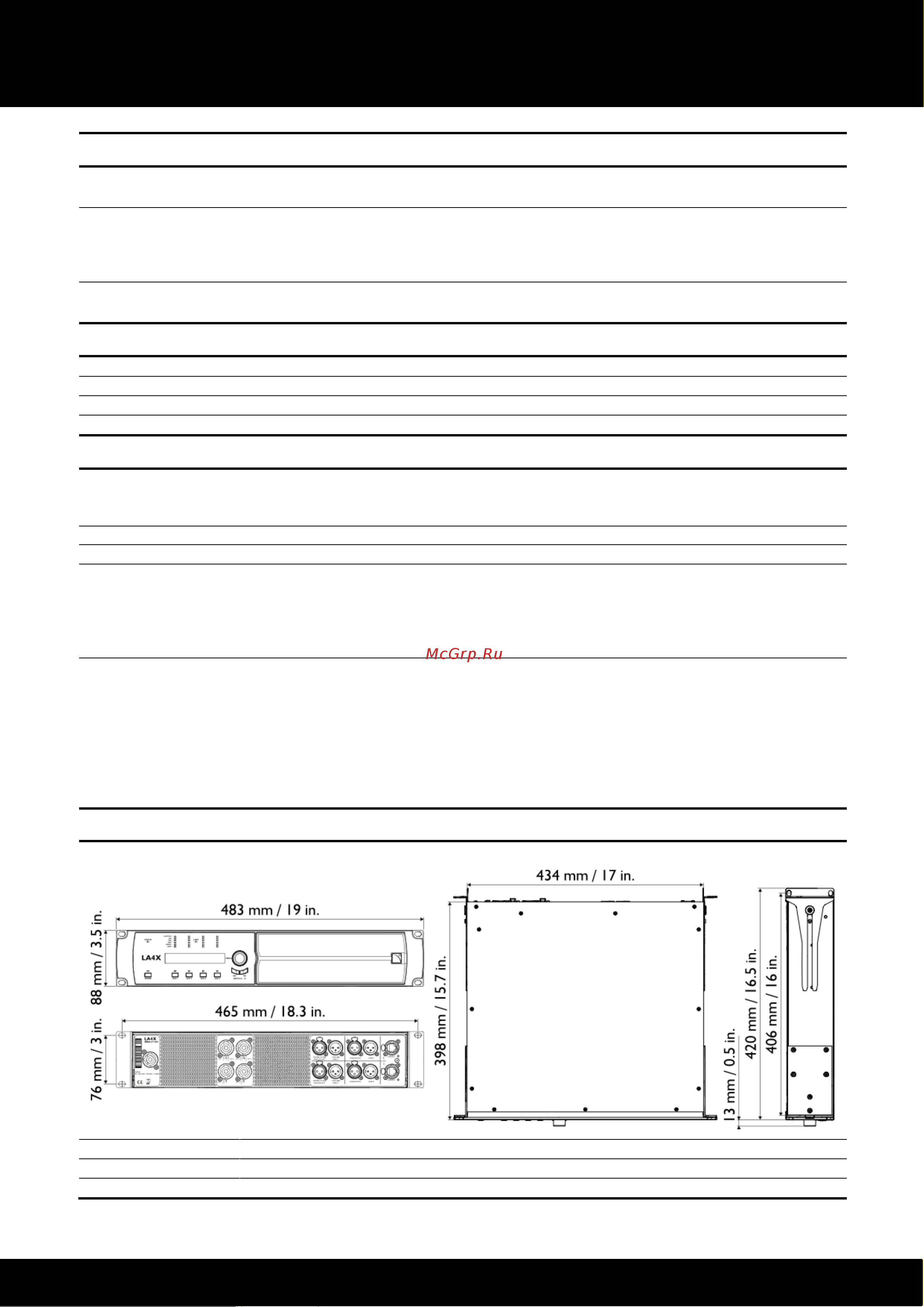 L-ACOUSTICS LA4X [46/47] La4x amplified controller