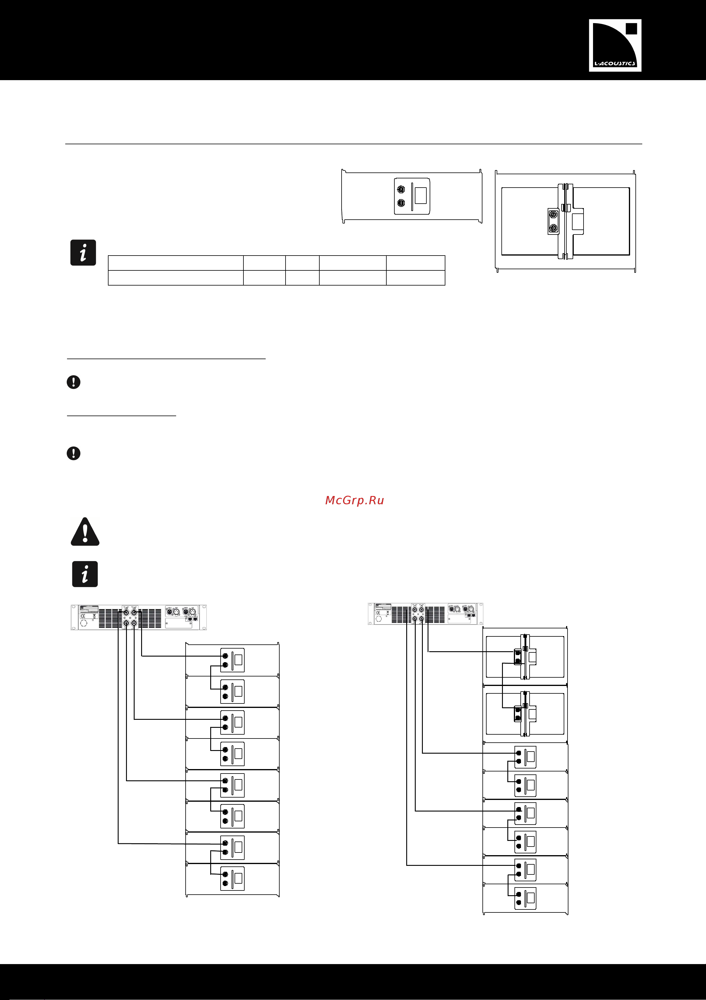 L-ACOUSTICS KILO [7/12] Loudspeaker connection loudspeaker connection loudspeaker connection loudspeaker connection