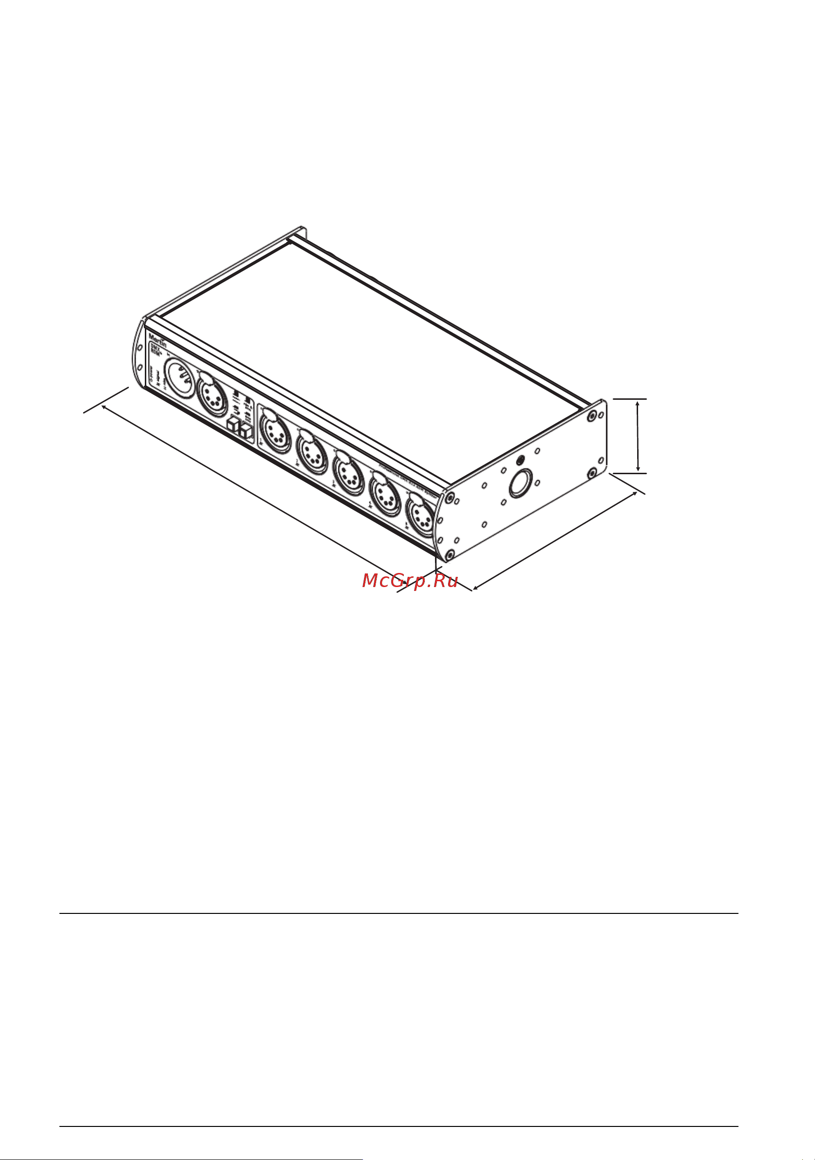 MARTIN RDM 5.5 Splitter [3/29] Размеры