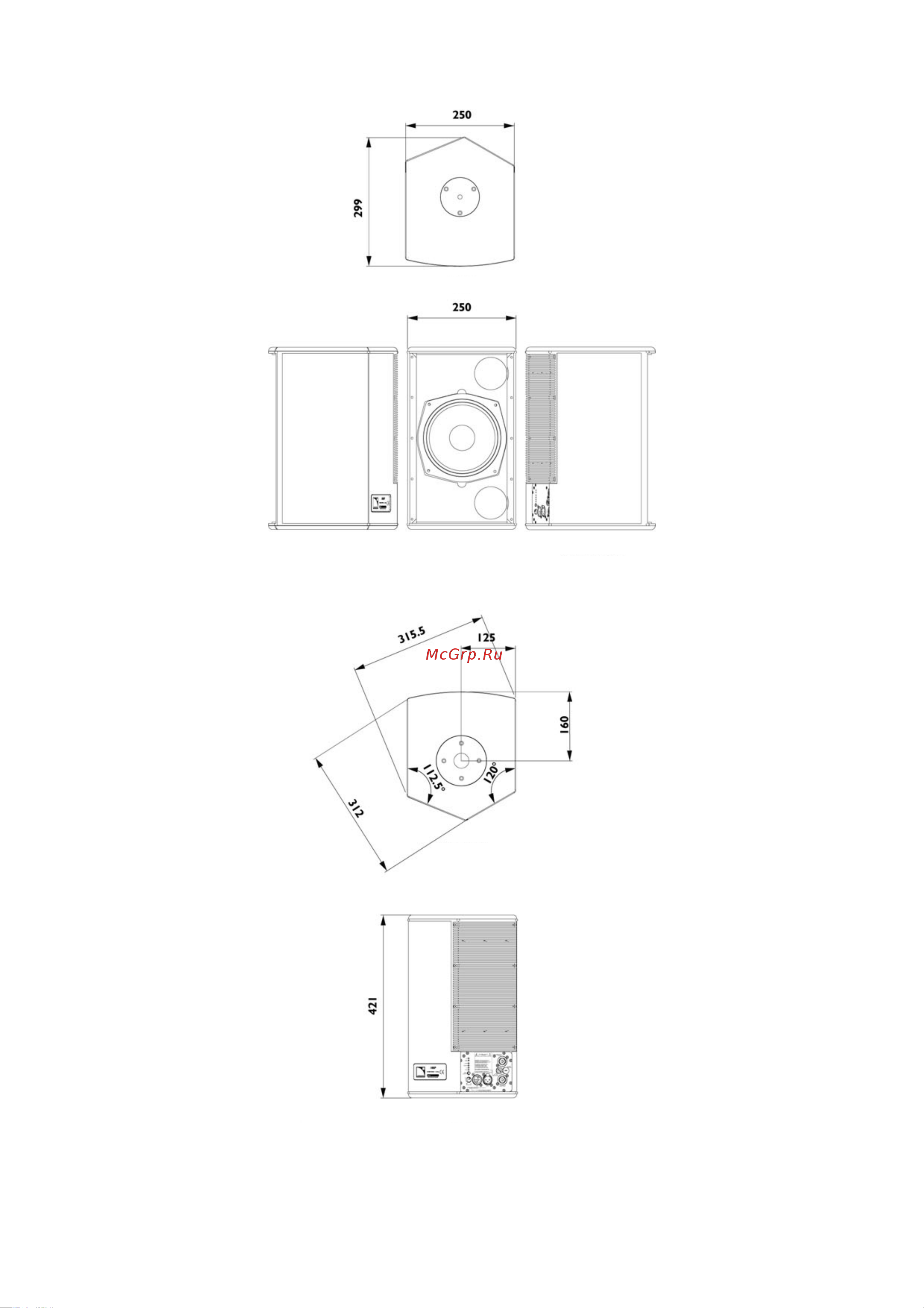 L-ACOUSTICS 108P [31/48] 108p рисунок чертеж