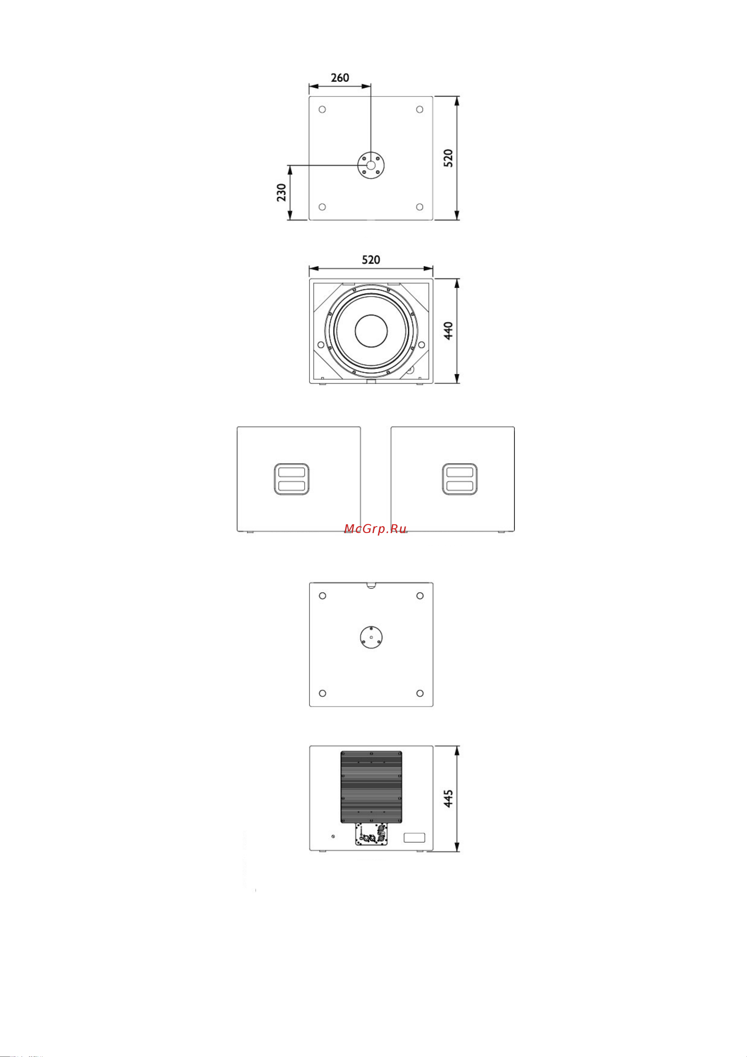 L-ACOUSTICS 108P [38/48] Sb15p рисунок чертеж