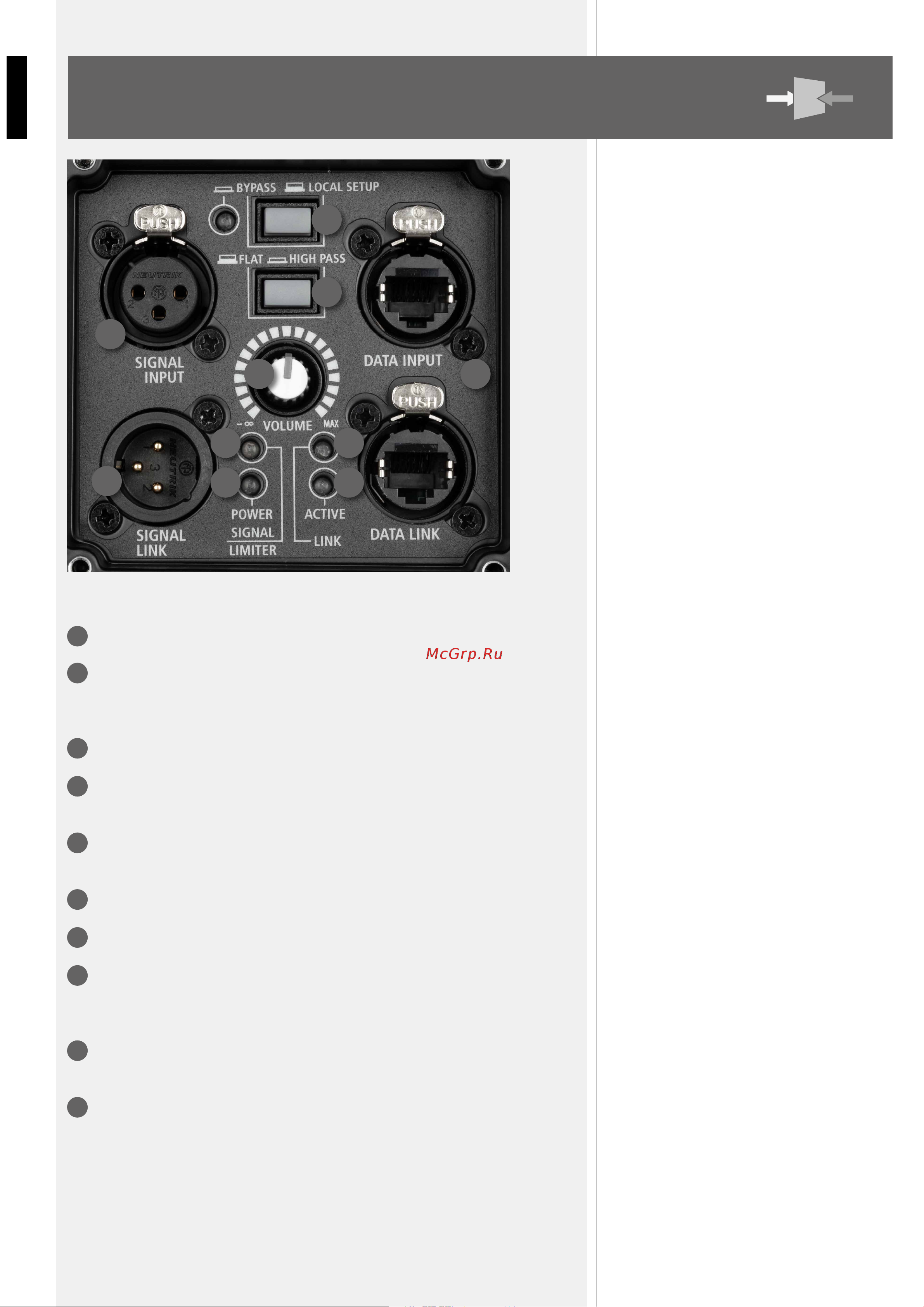 RCF TT 08-A MKII [12/16] Rear panel pannello posteriore
