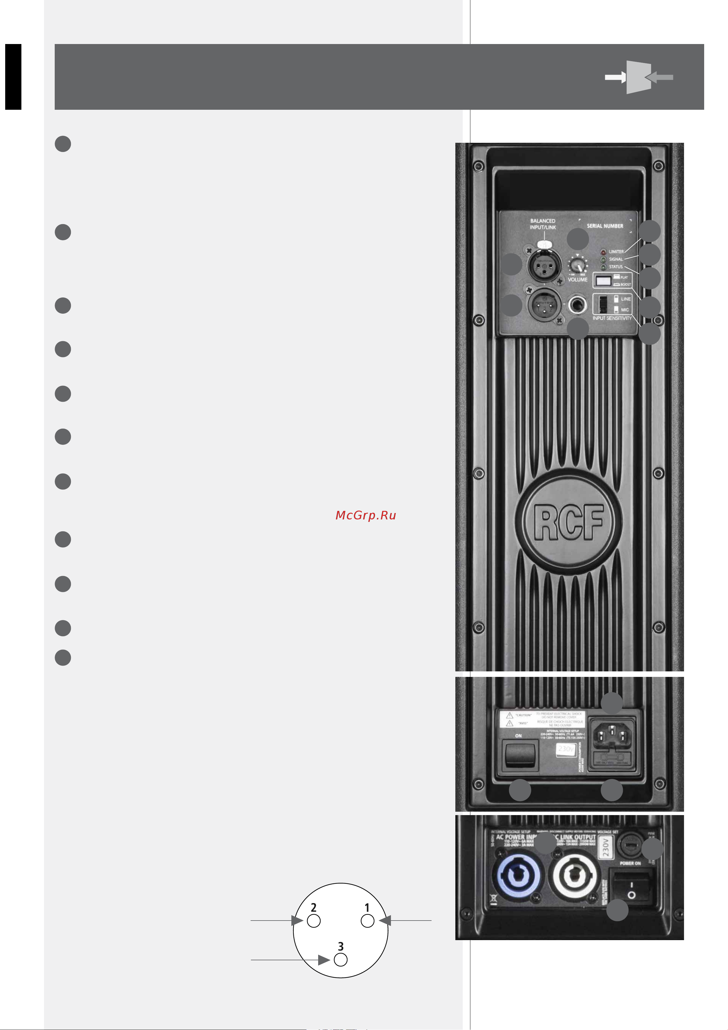 RCF HD HD 32-A MK4 [5/8] Rear panel