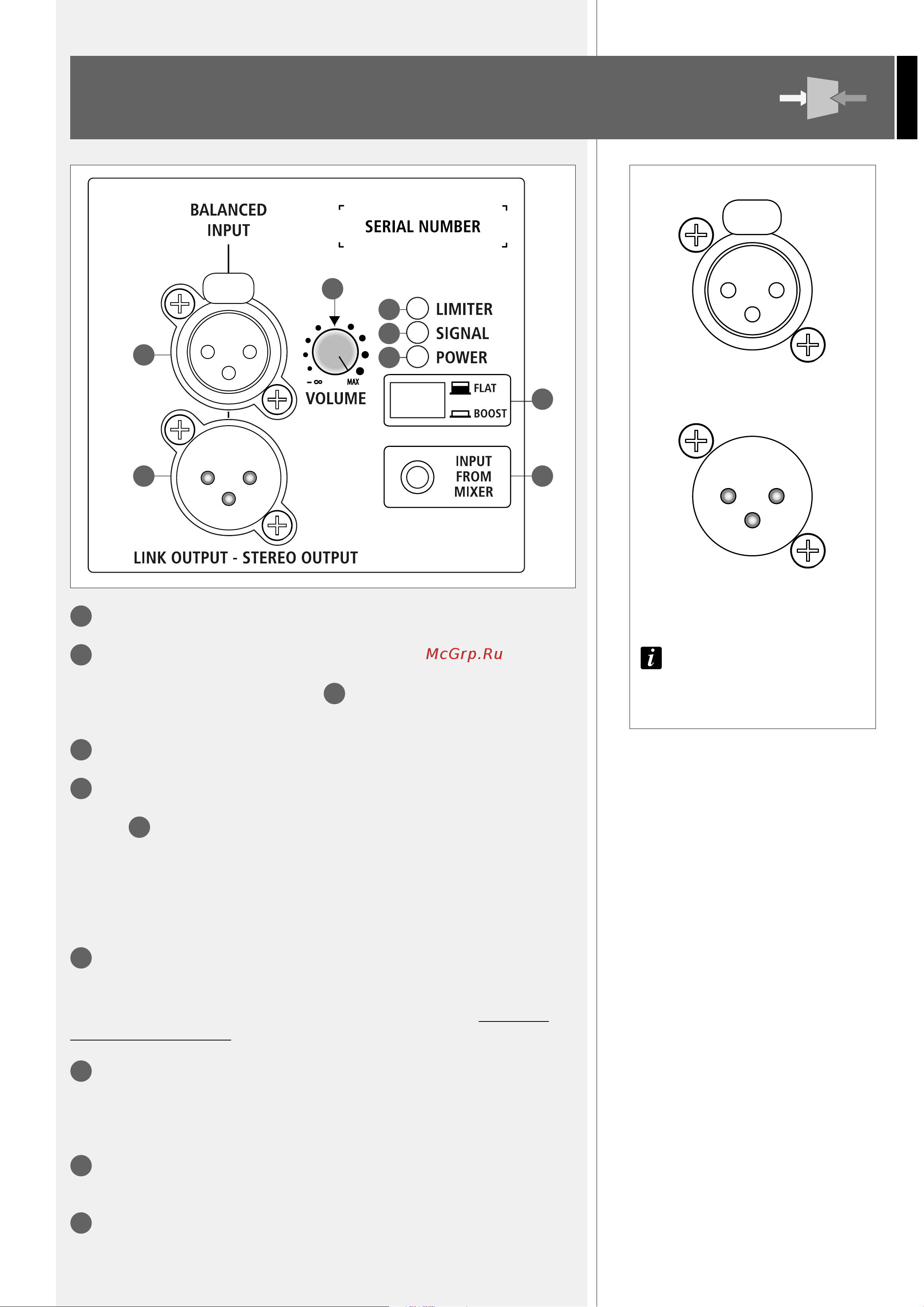 RCF EVOX JMIX8 13000569 [6/24] Subwoofer rear panel and connections