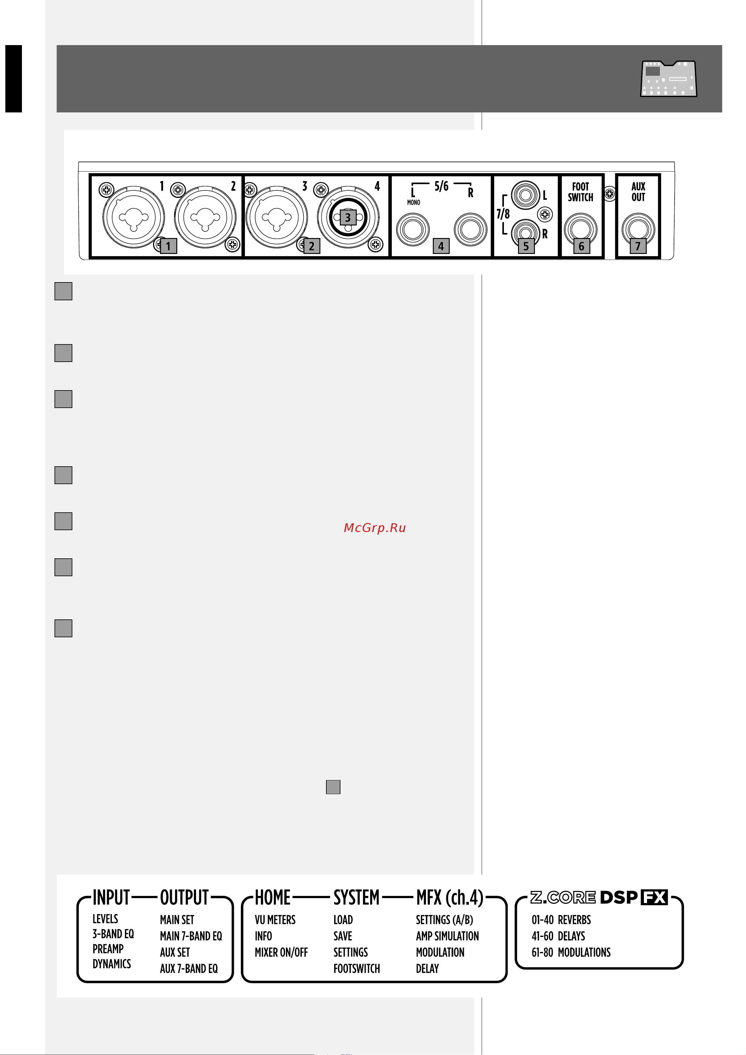 RCF EVOX JMIX8 13000569 [9/24] Onboard digital mixer instructions