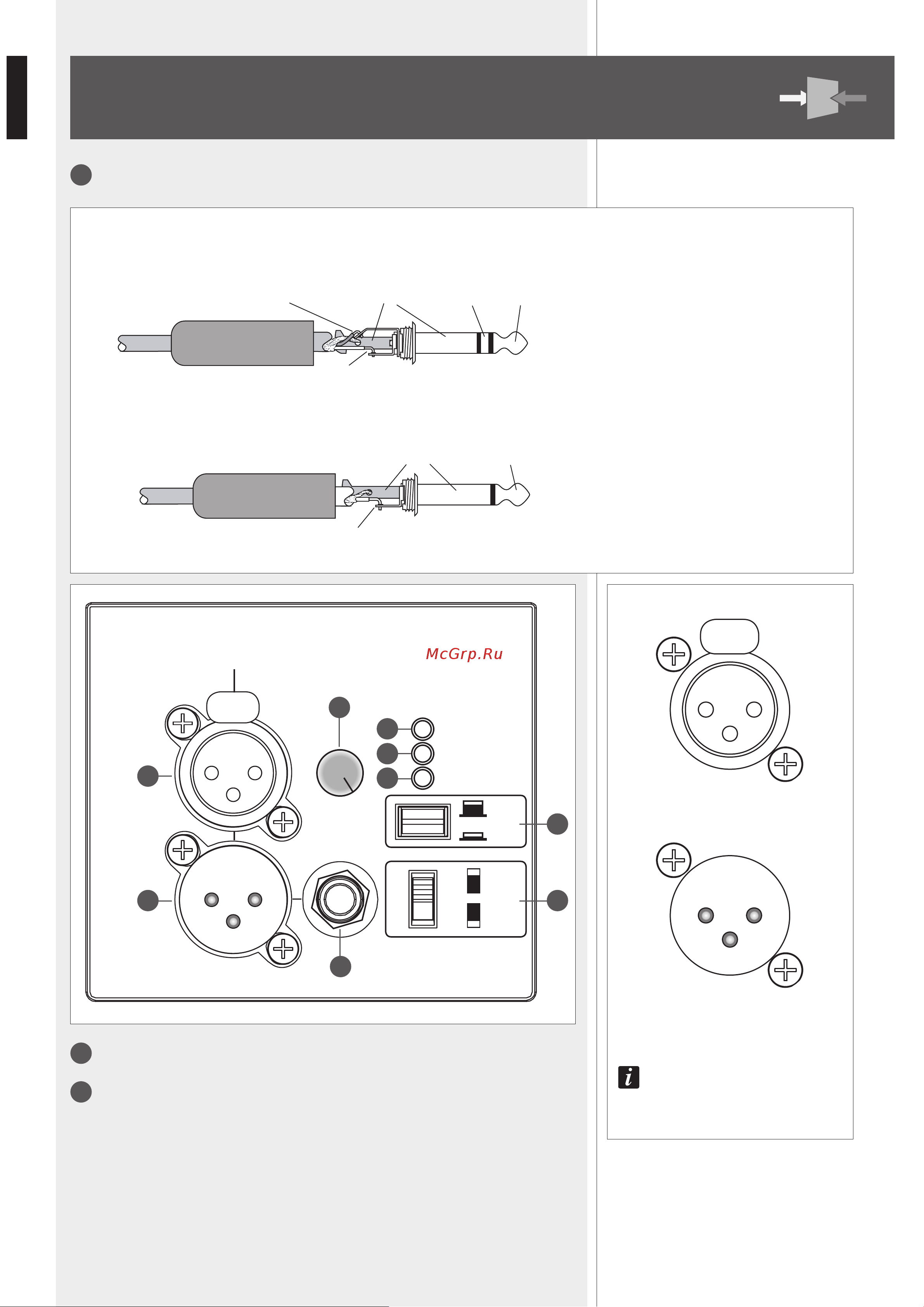RCF EVOX 5 [18/24] Pannello posteriore del subwoofer e connessioni