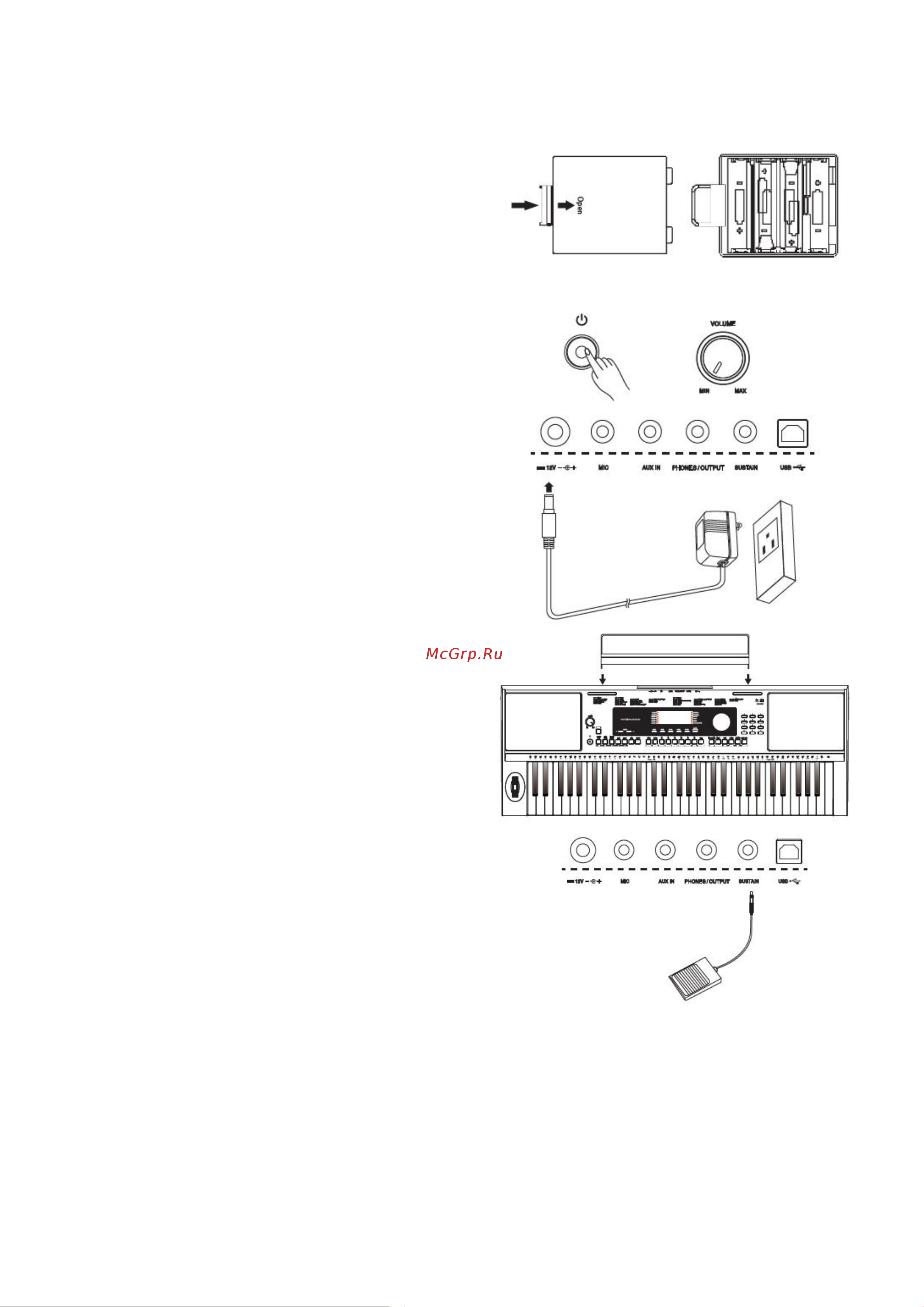 Kurzweil KP110 [6/57] Настройка