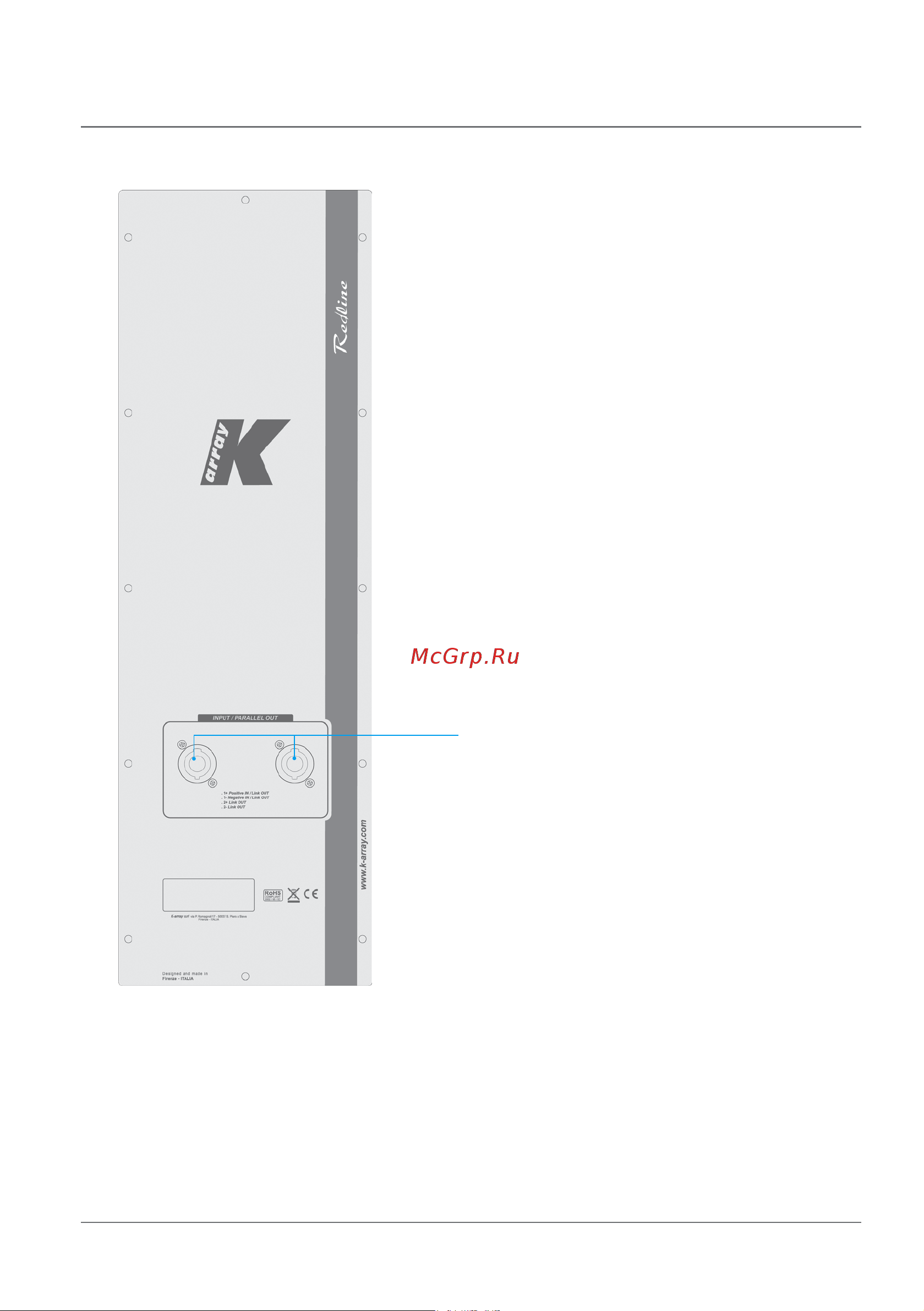 K-ARRAY KMT21P [7/12] Rear panel