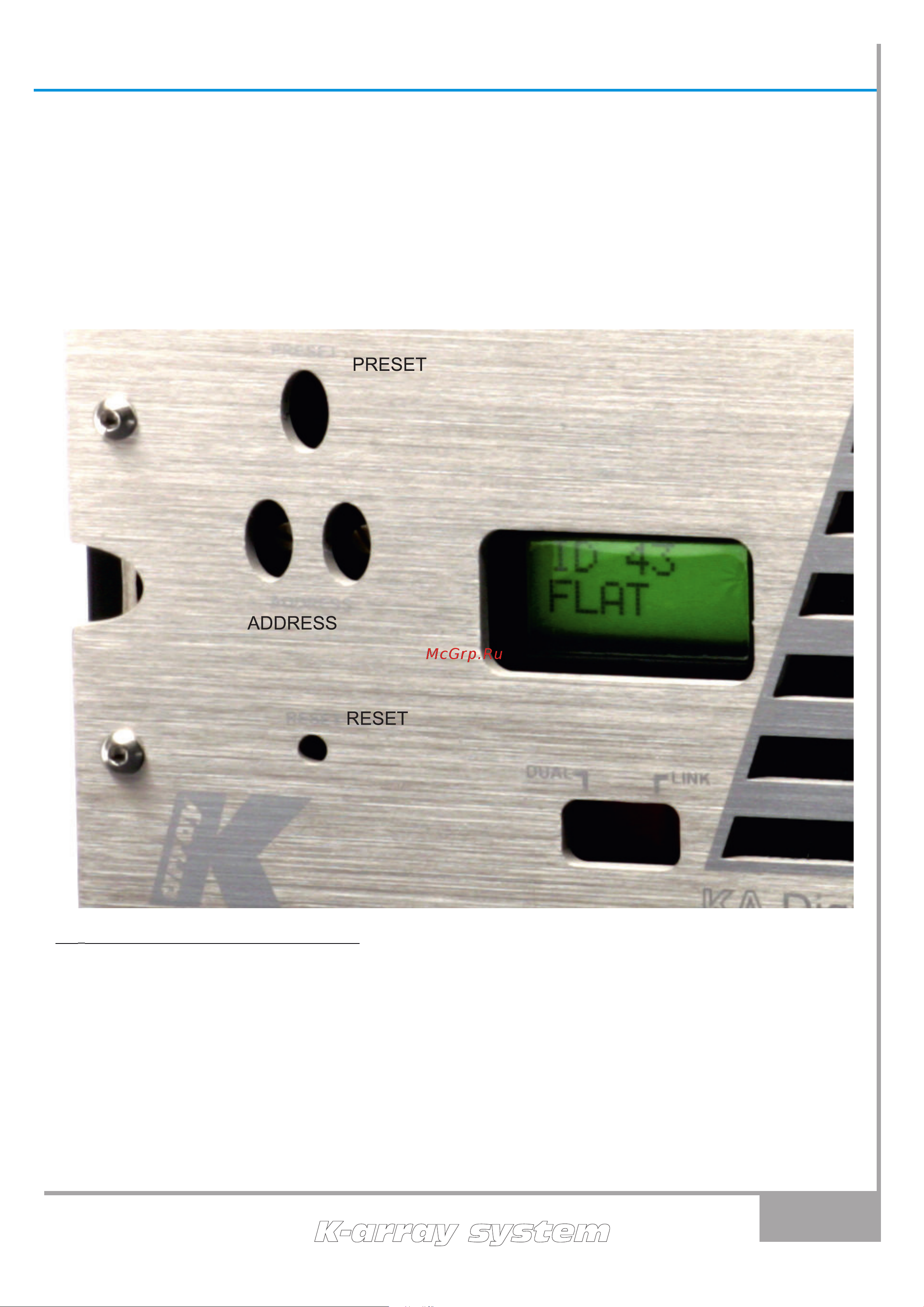 K-ARRAY KA10-10 [5/14] Dsp control remote control
