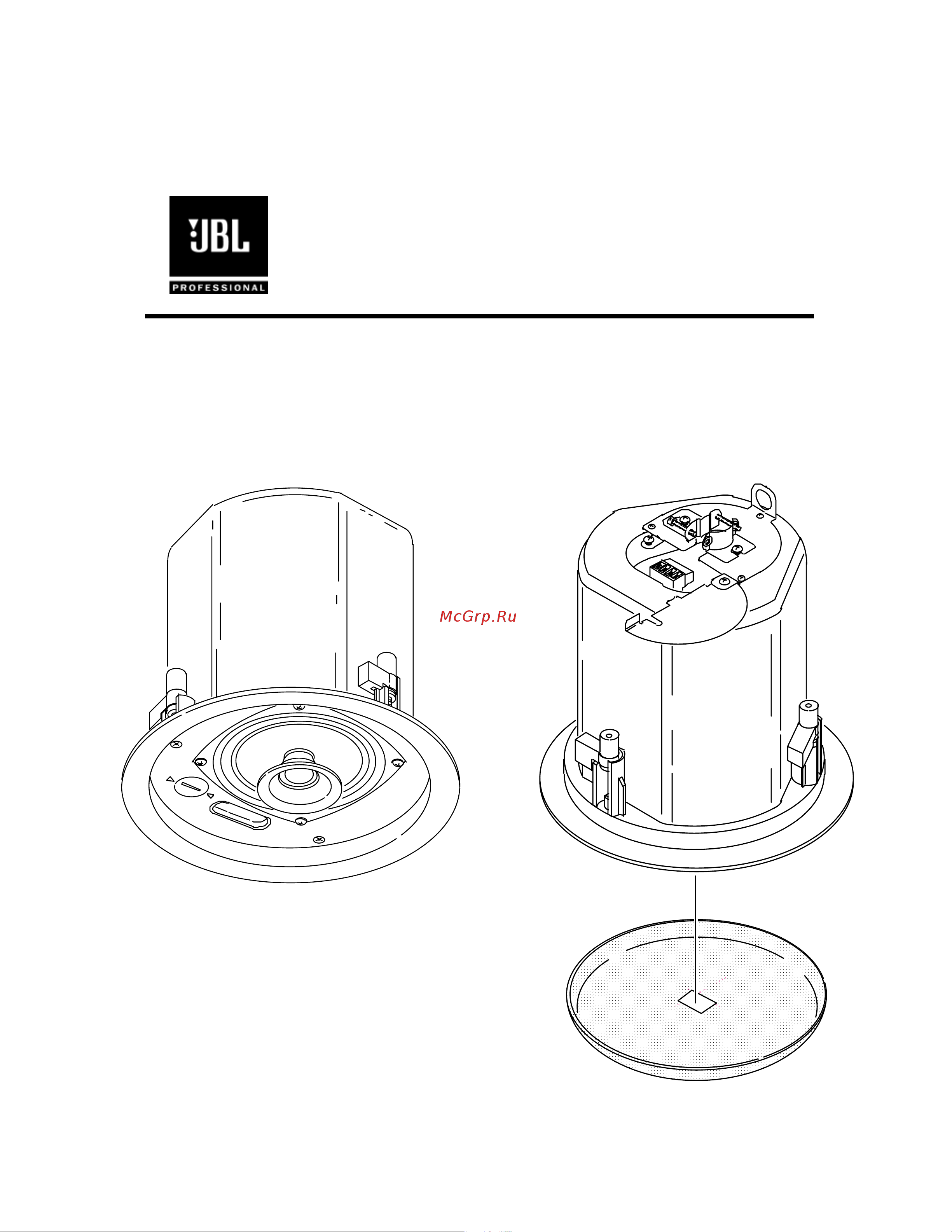 JBL CONTROL 24СТ Руководство по эксплуатации онлайн