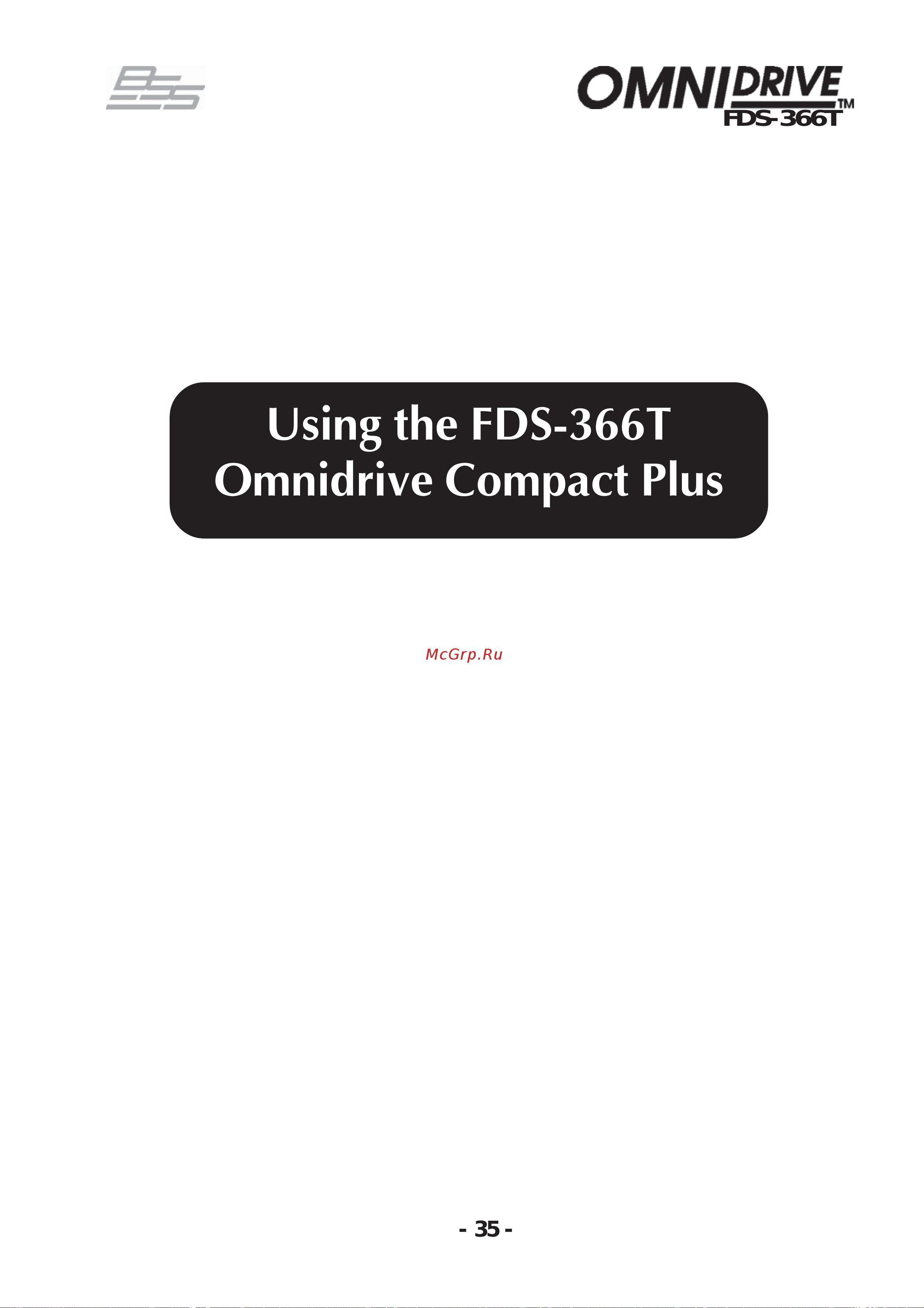 BSS 366T OmniDrive Руководство по эксплуатации онлайн [35/112] 776405