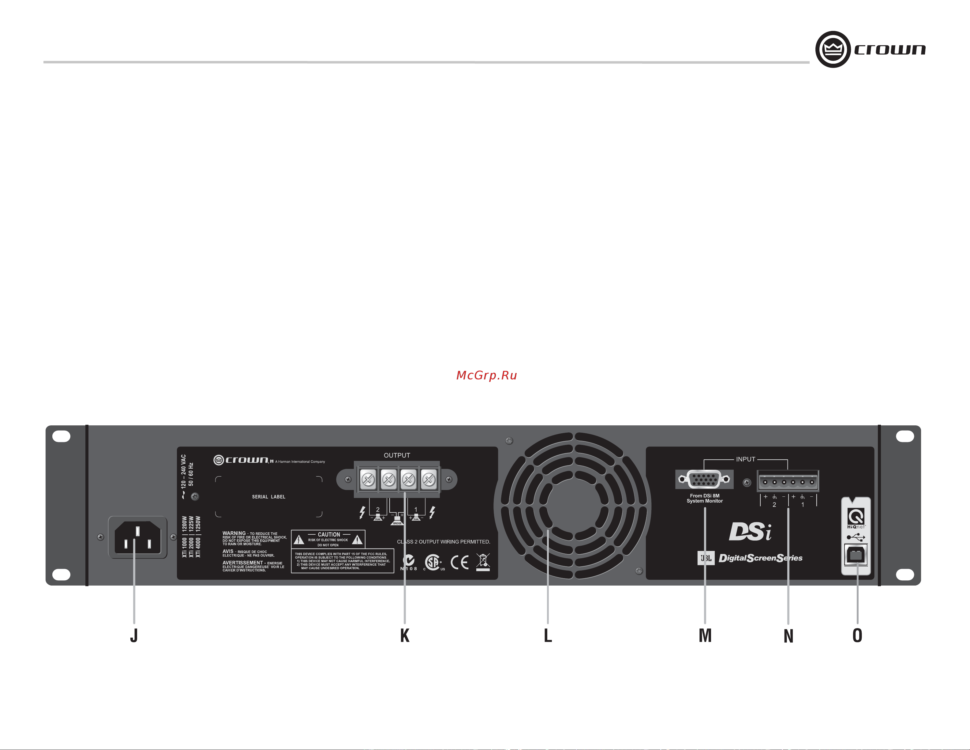 Crown DSi 2000 [19/49] Operación