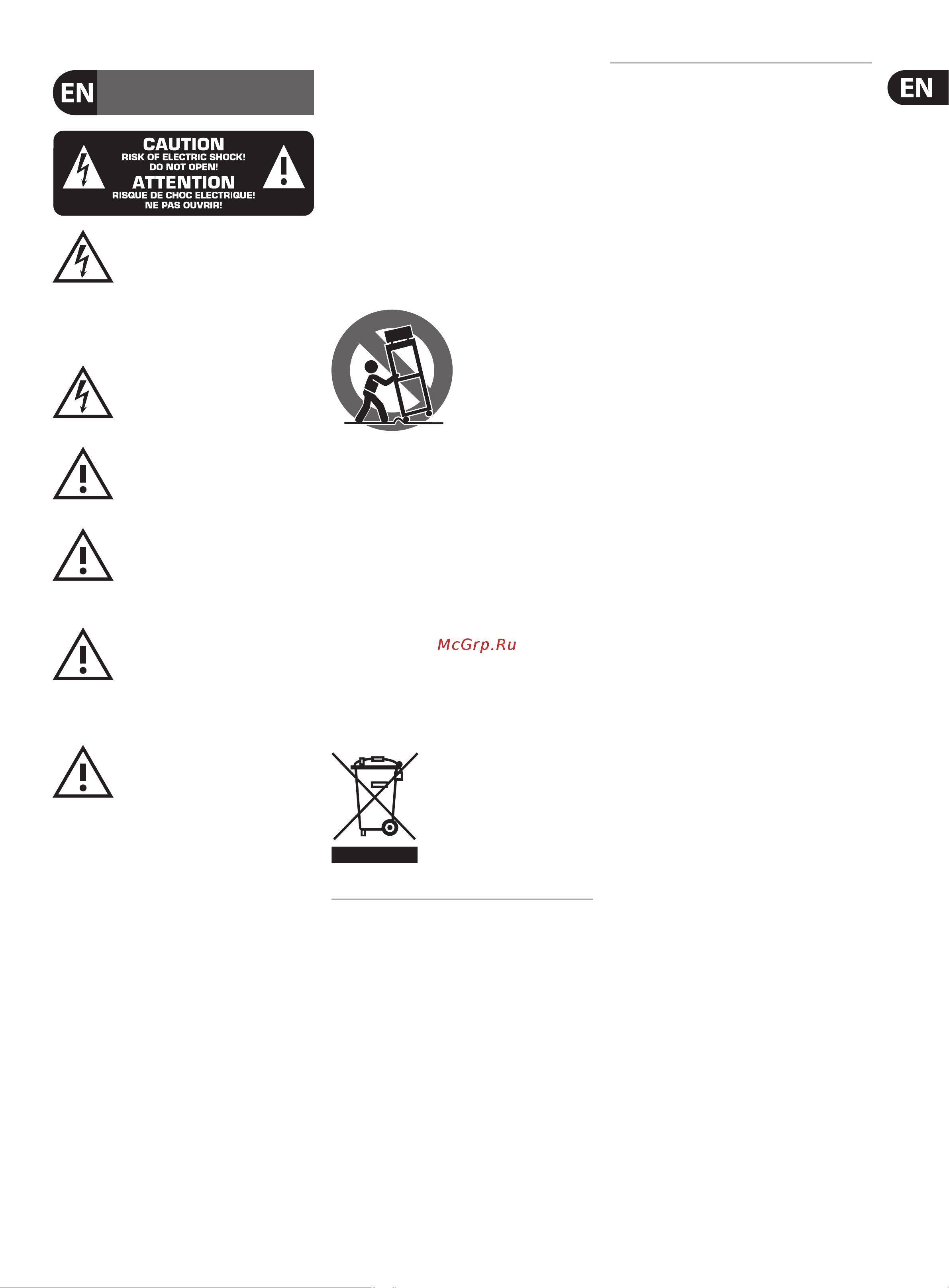 Behringer SX3242FX EURODESK [3/21] Important safety instructions