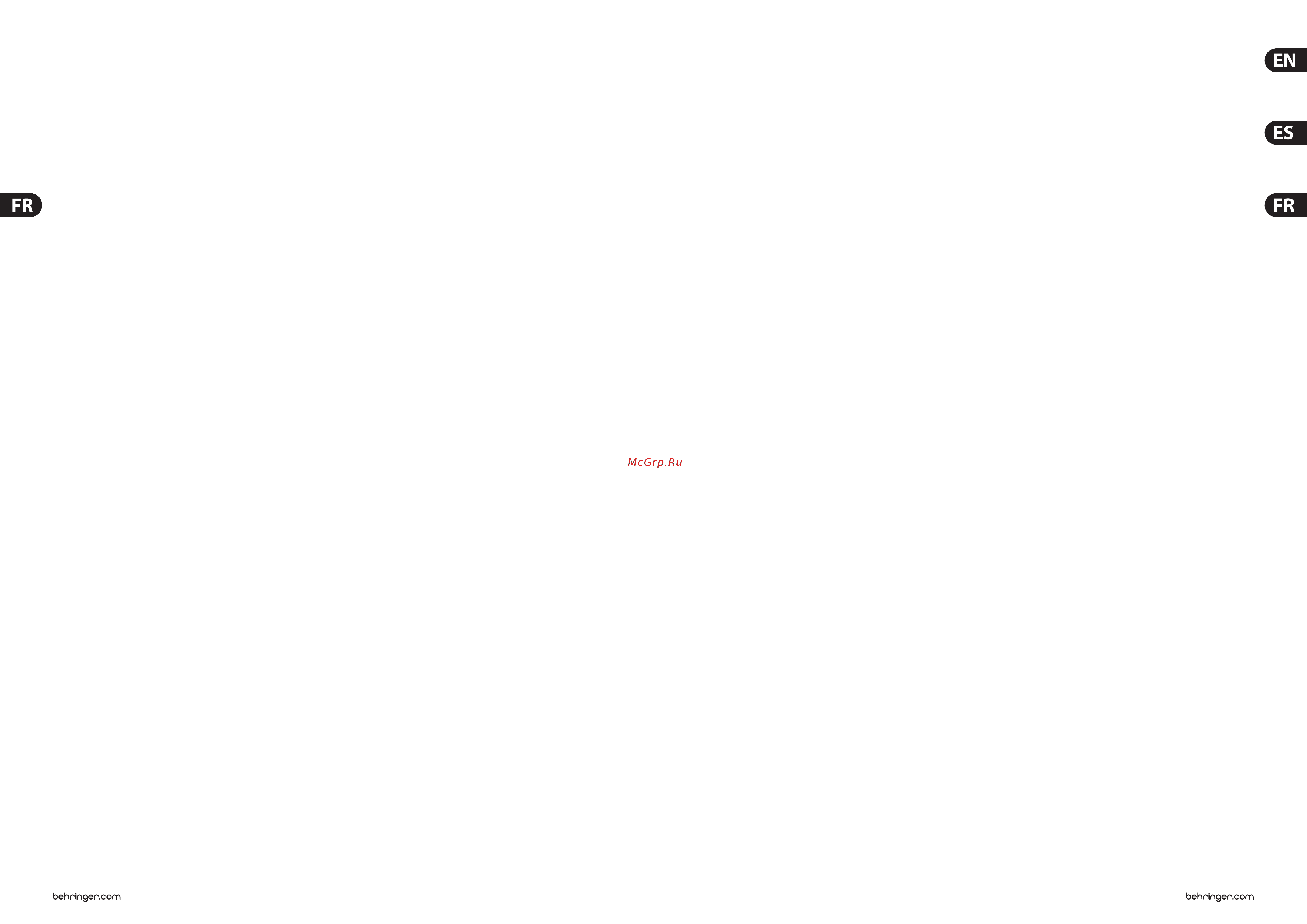 Behringer B205D EUROLIVE [6/13] Amendements 9