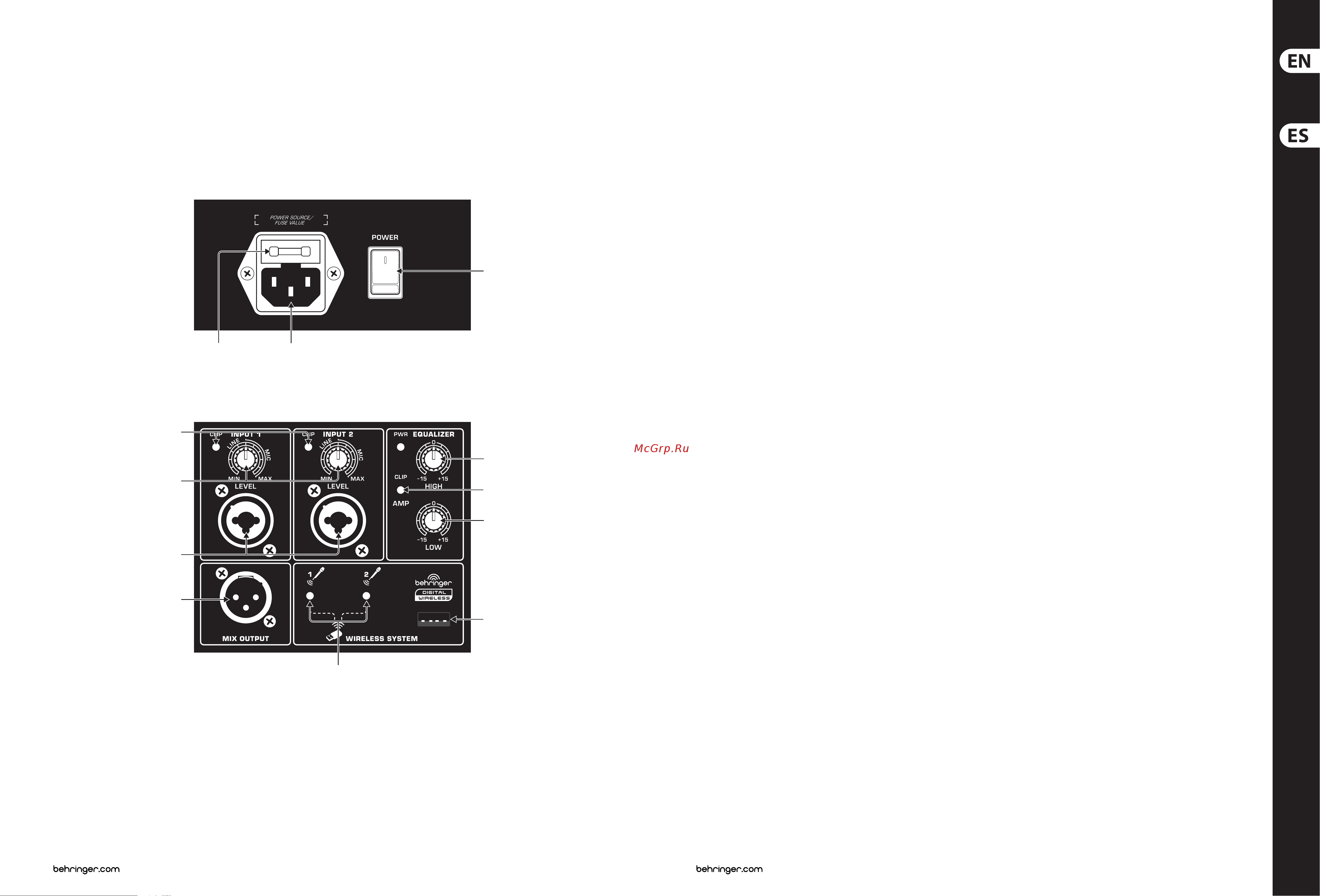 Behringer B112D EUROLIVE [8/17] Eurolive b115d b112d controls
