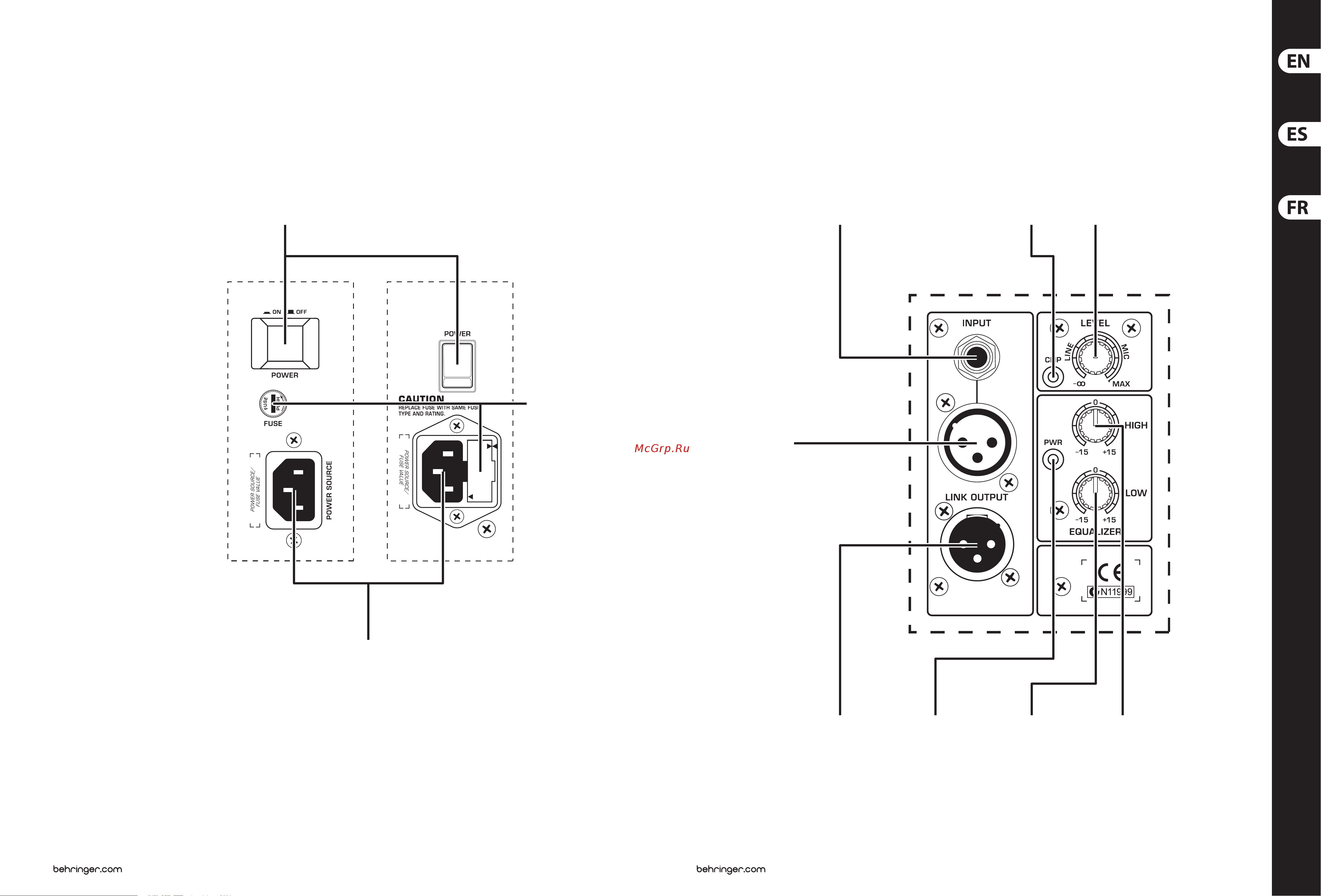 Behringer B212D EUROLIVE [6/11] Eurolive b208d b208d wh b210d b210d wh b2 12d b212d wh b215d b215d wh controls