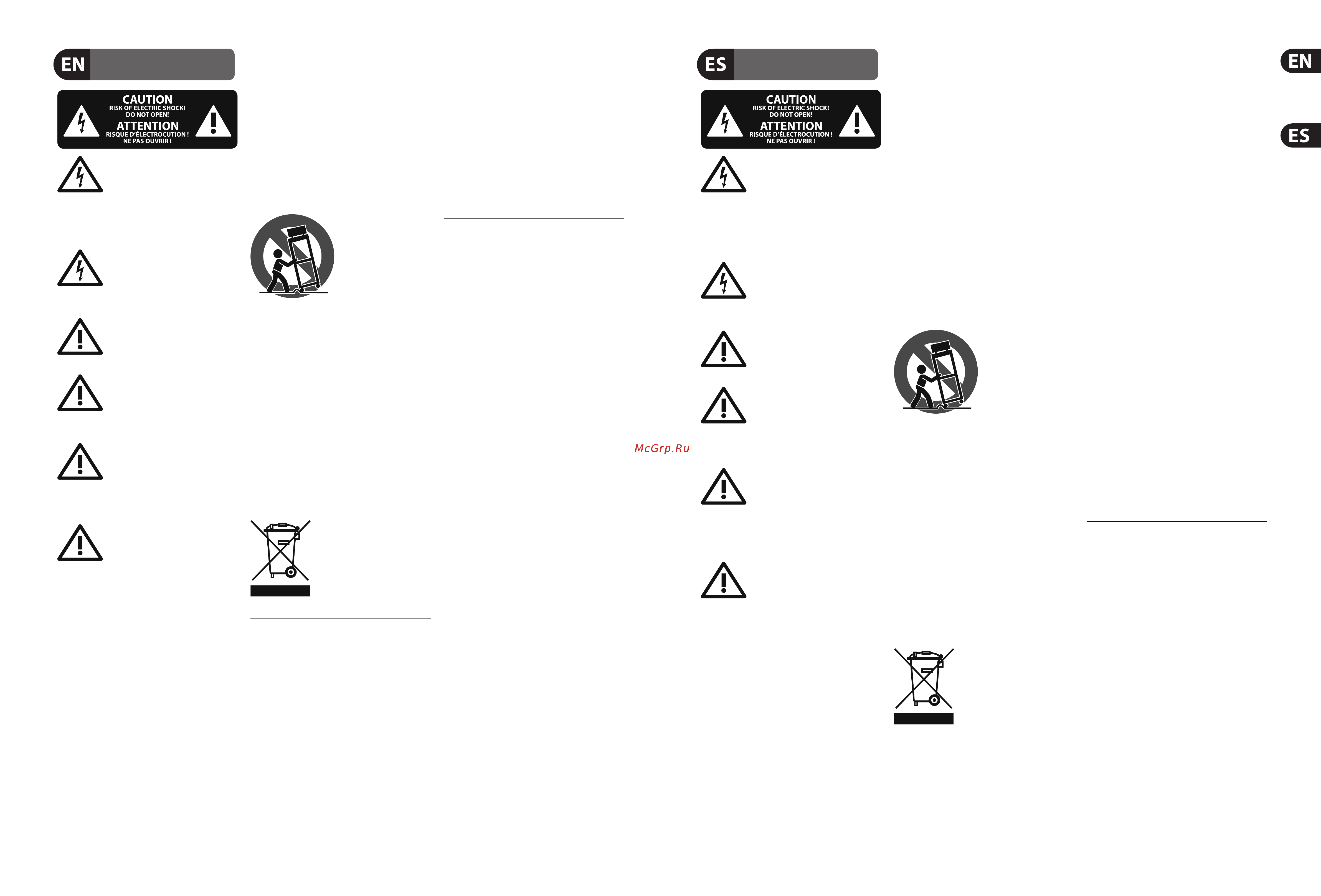 Behringer B615D EUROLIVE [2/13] Important safety instructions
