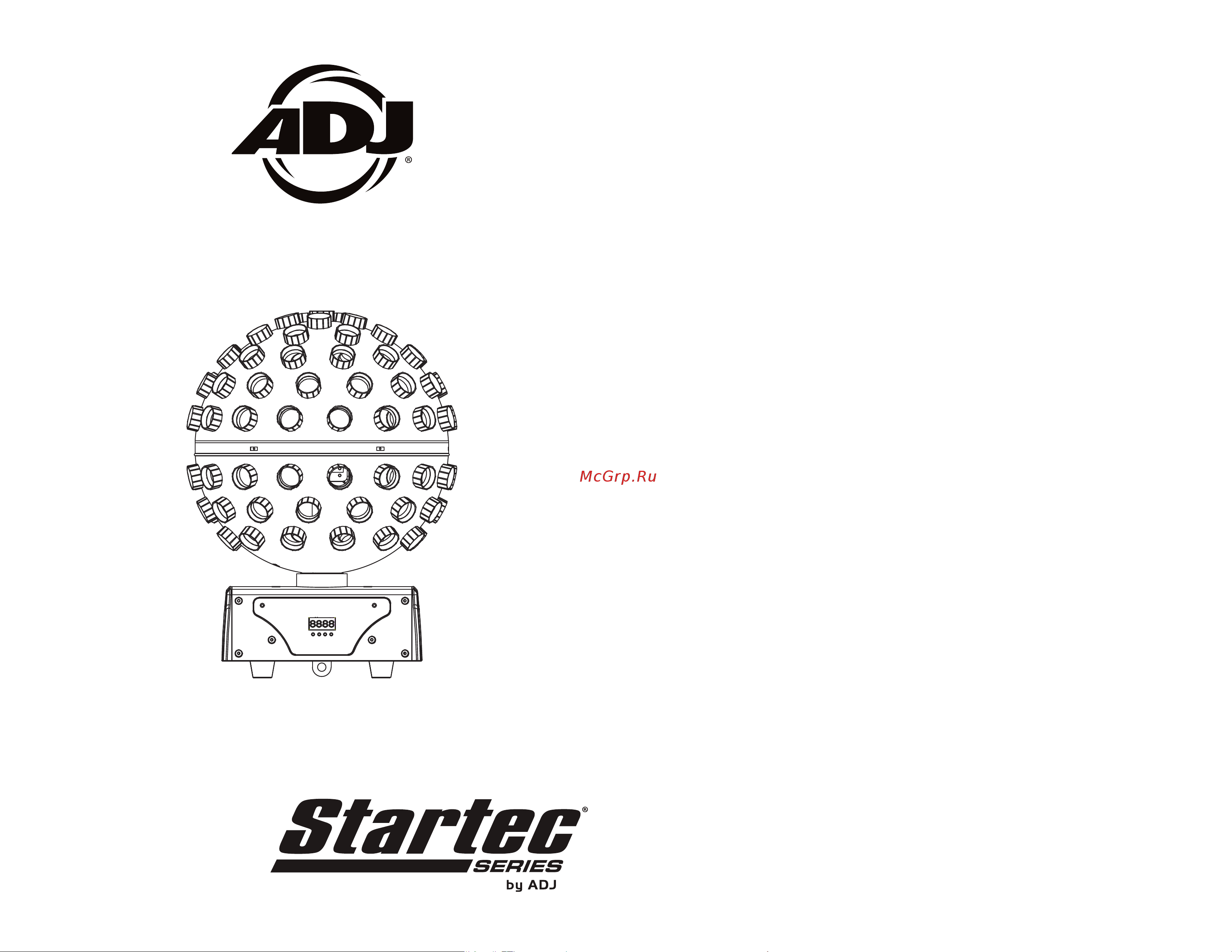 AMERICAN DJ Starburst Руководство по эксплуатации онлайн
