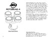 AMERICAN DJ Rotobeam 4 Руководство по эксплуатации