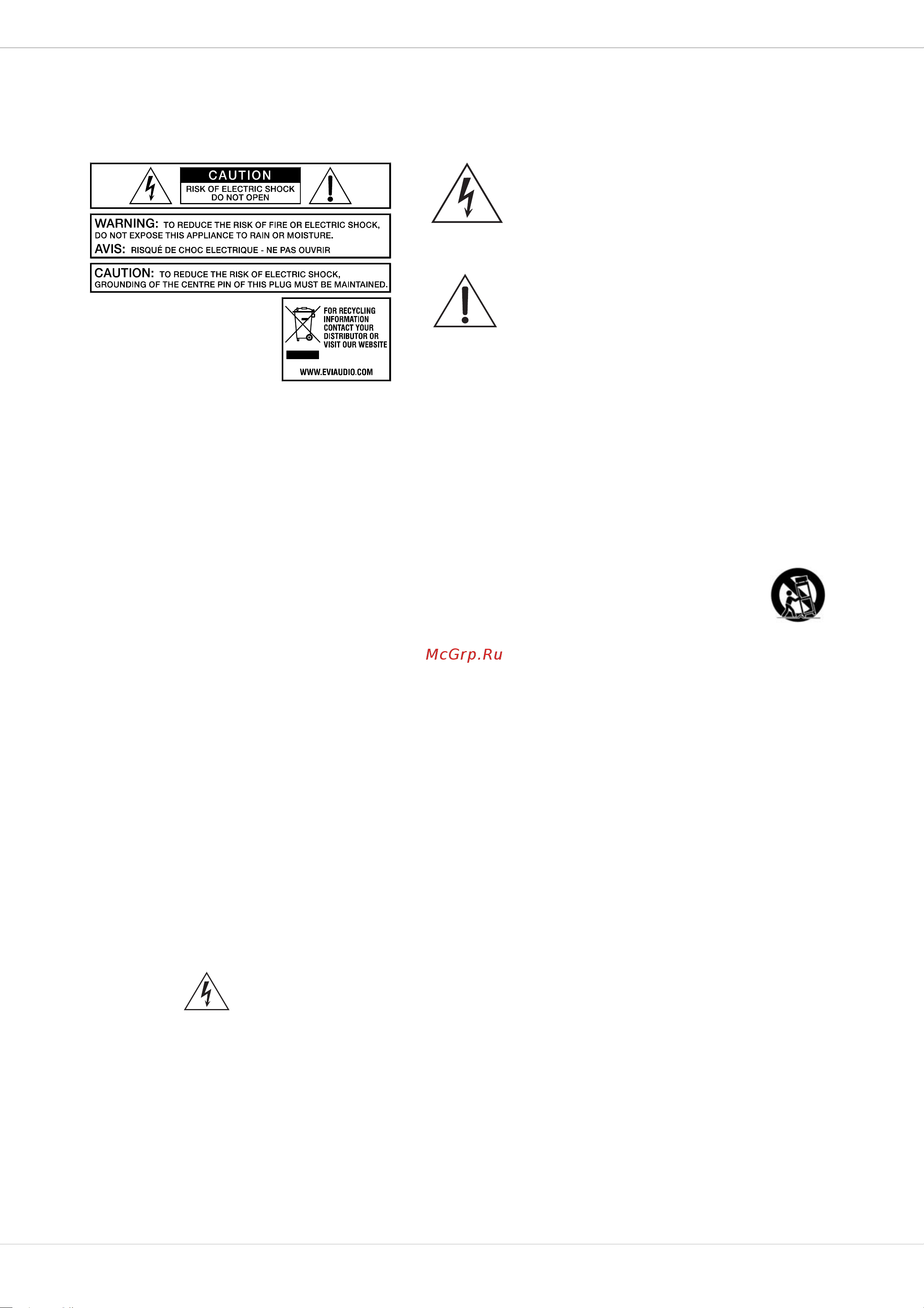Dynacord PowerMate 1000-3 [4/100] Important safety instructions