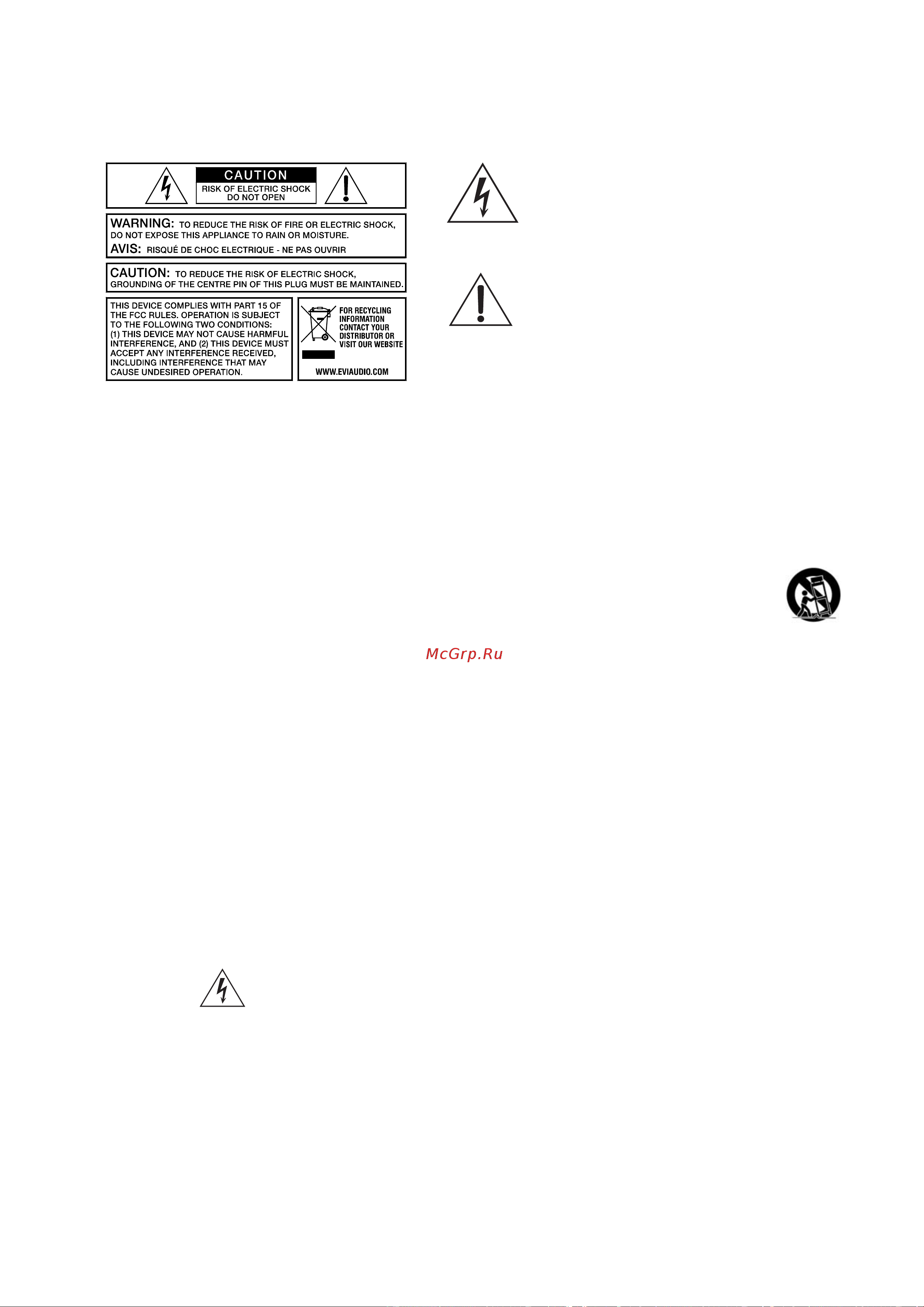Dynacord D-LITE 1000 [11/20] Important safety instructions