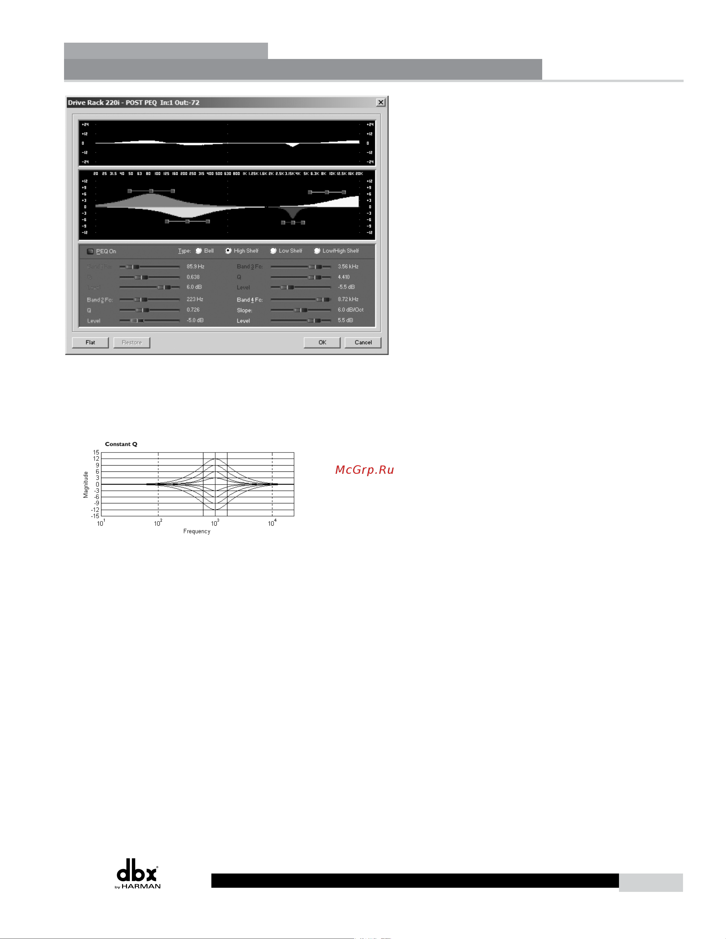 DBX DriveRack 220i [31/57] Section 3