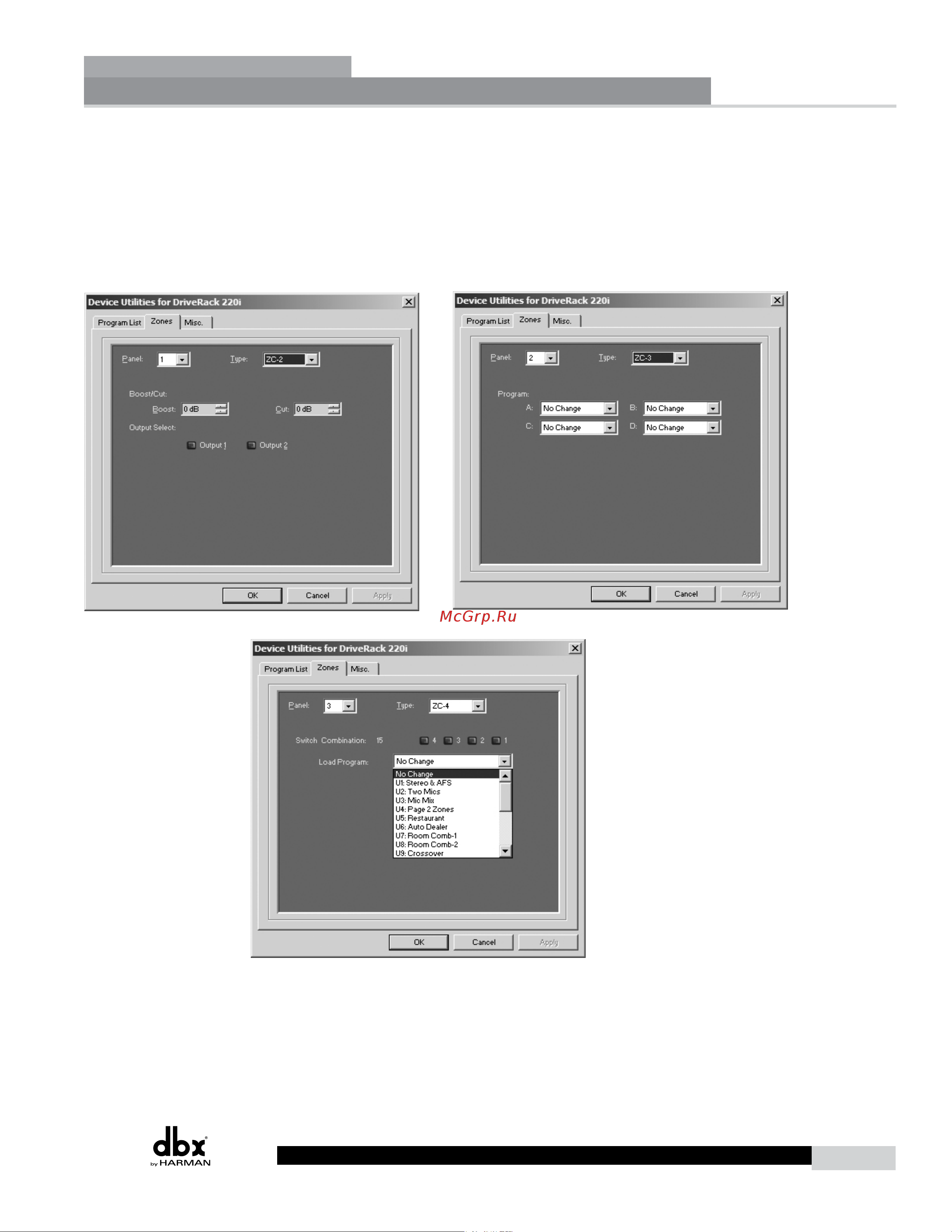 DBX DriveRack 220i [39/57] Section 4