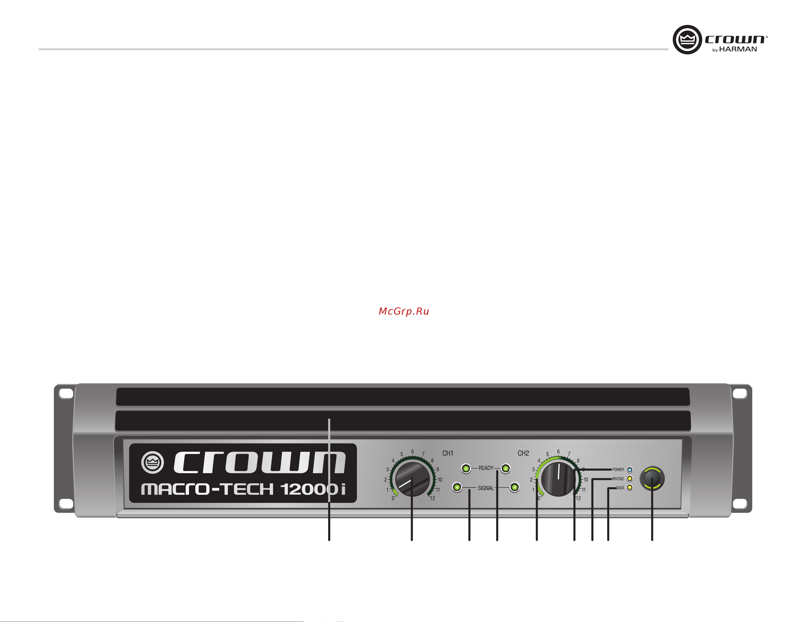 Crown MA 12000i [19/52] A b c d e f g h i