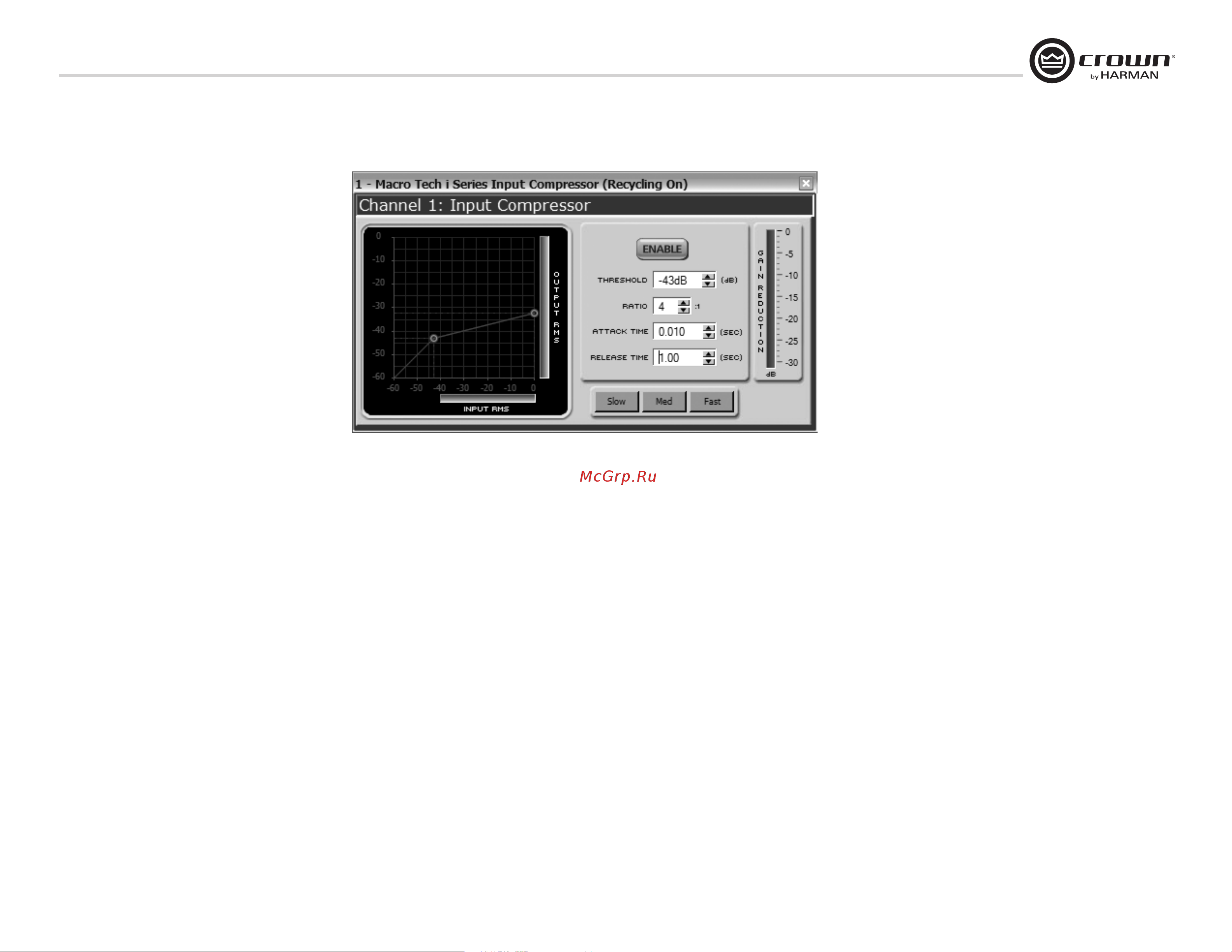 Crown MA 12000i [25/52] Control del software
