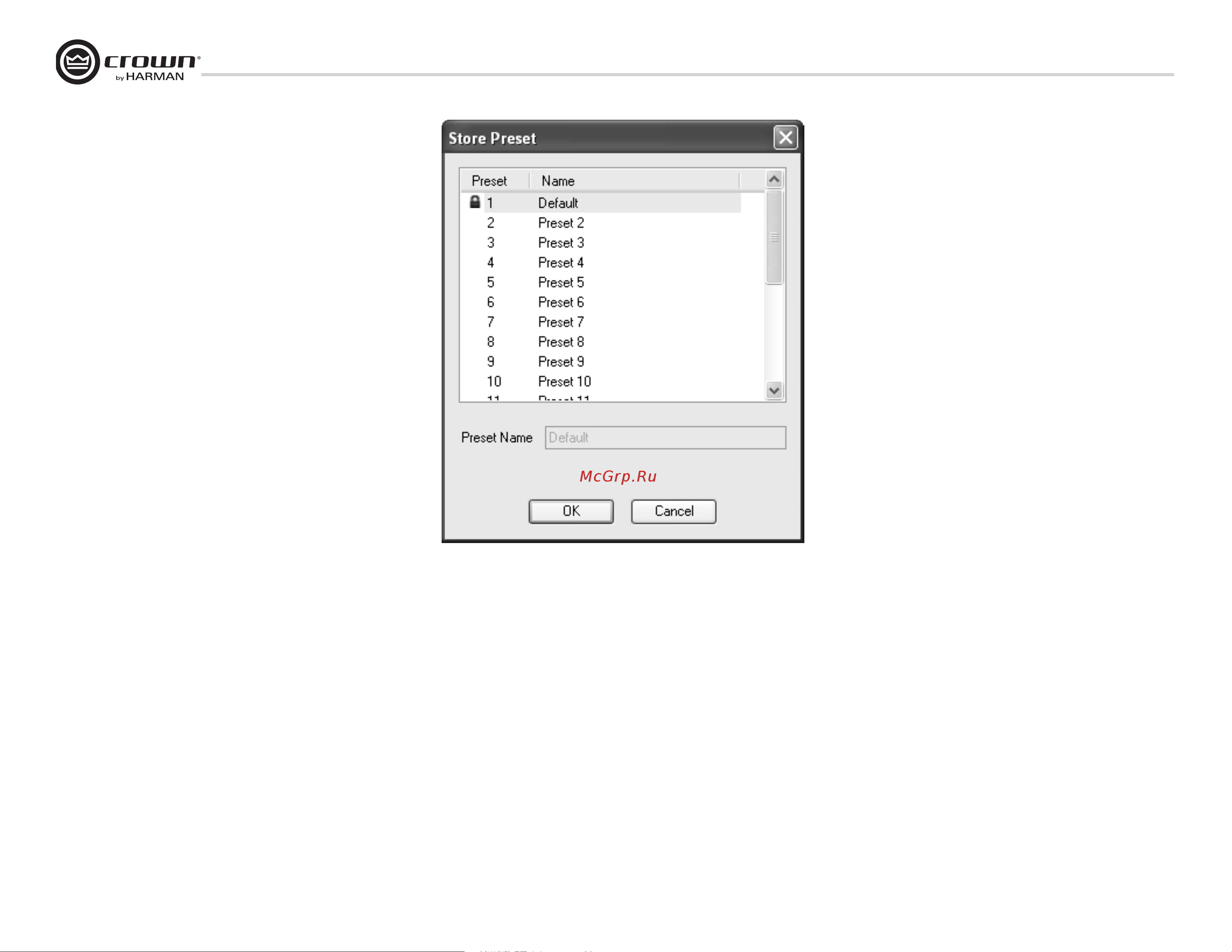 Crown MA 12000i [34/52] Control del software