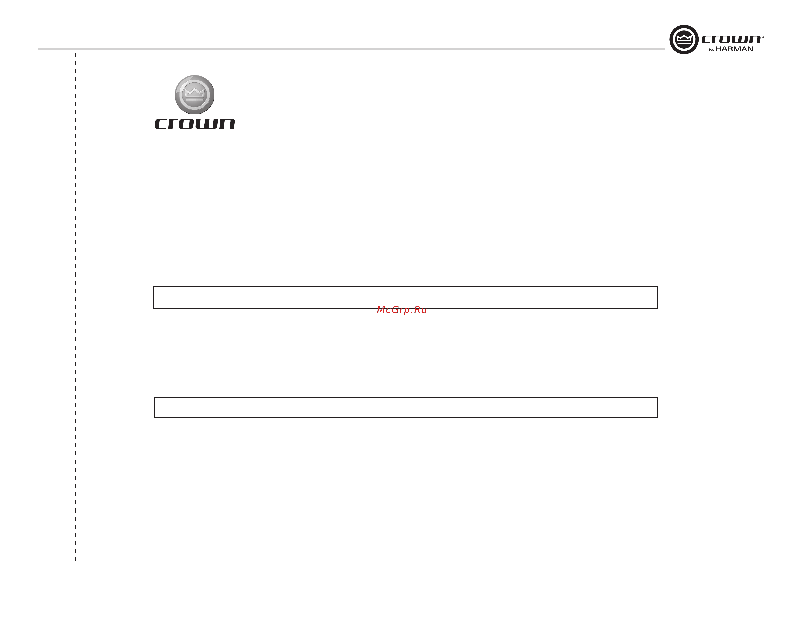 Crown MA 12000i [47/52] Product registration