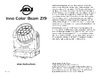 AMERICAN DJ Inno Color Beam Z19 Руководство по эксплуатации