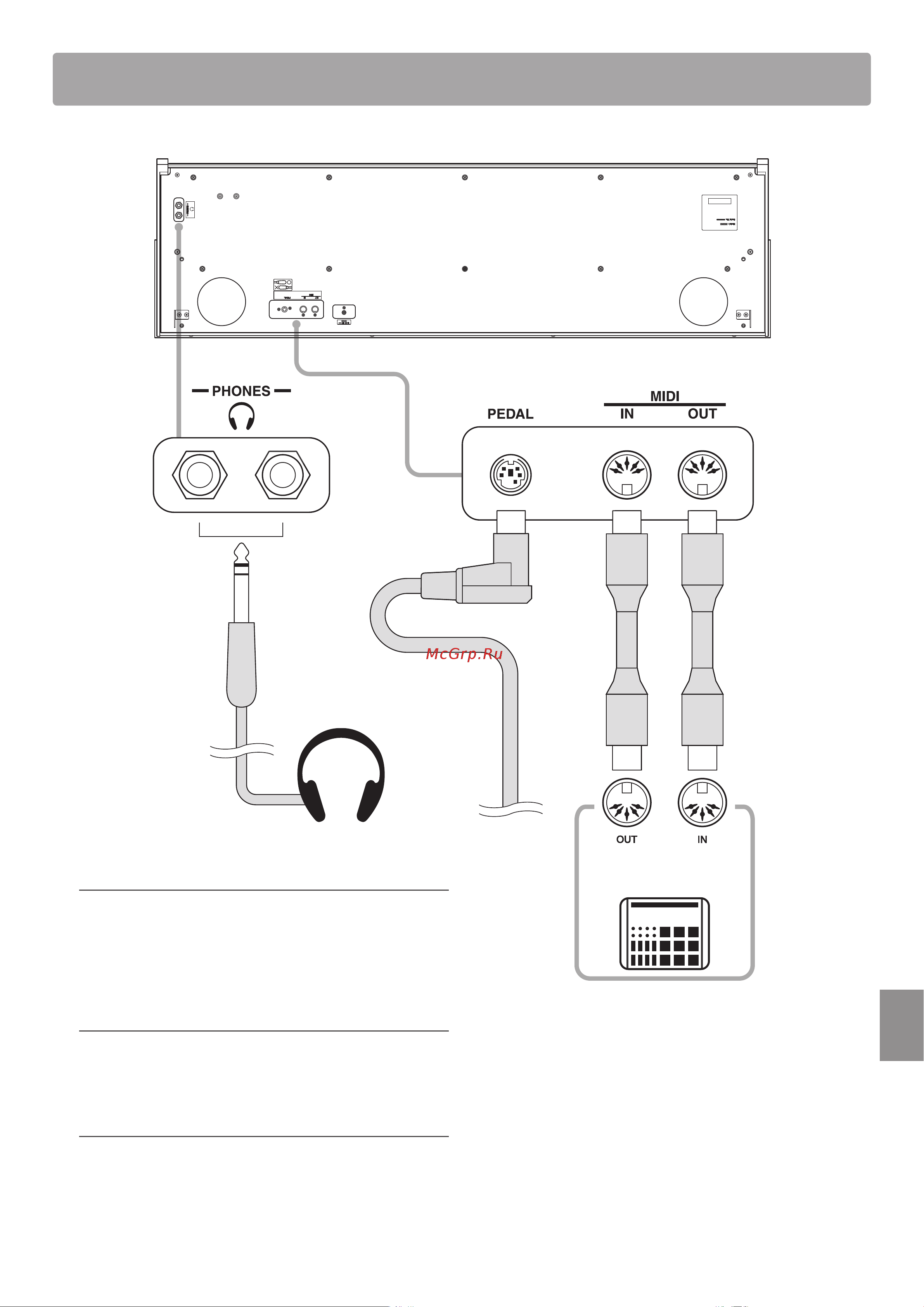 Kawai KDP70B [41/56] Подключение других устройств
