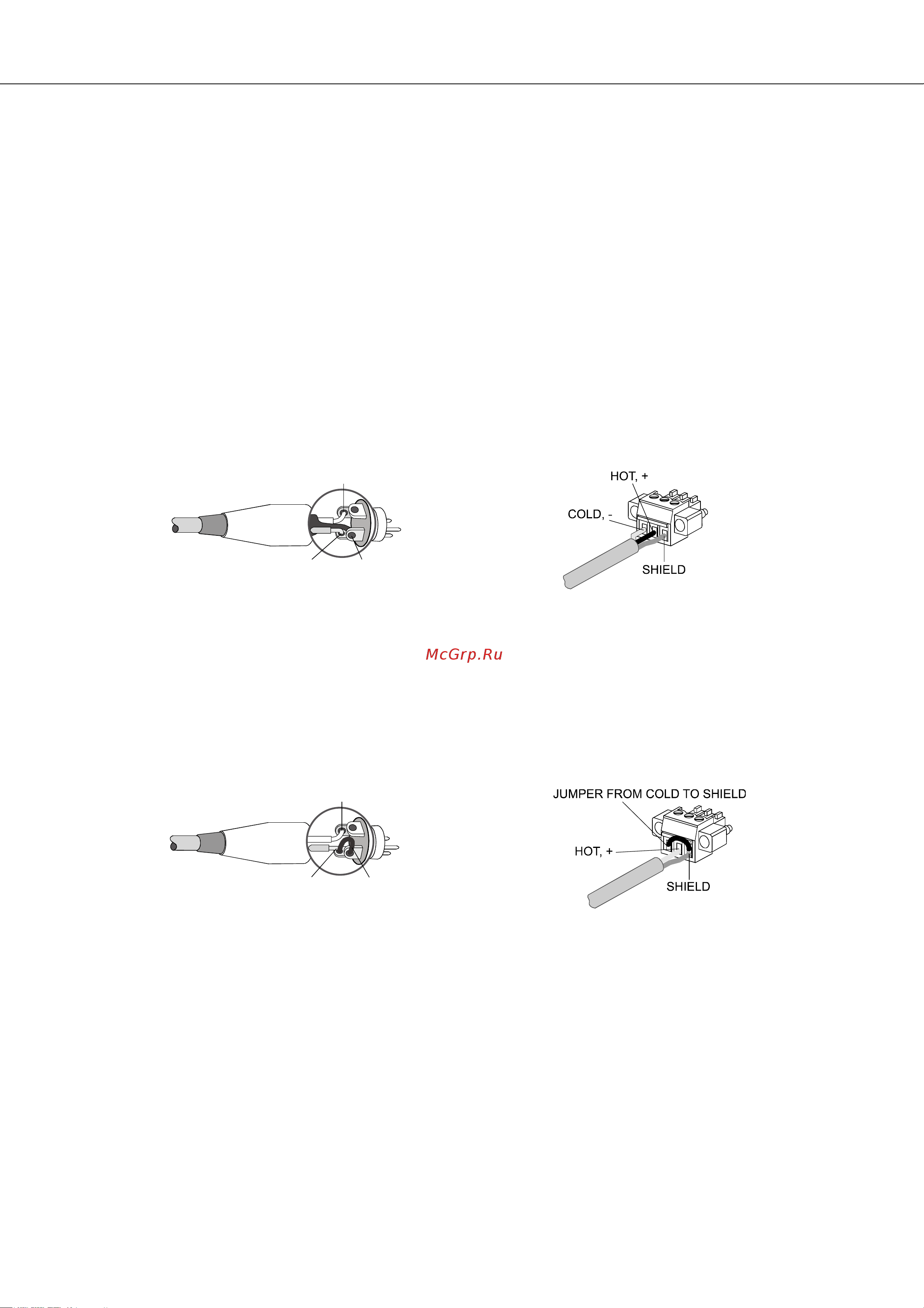 ELECTRO VOICE TG7 [107/148] Câblage audio