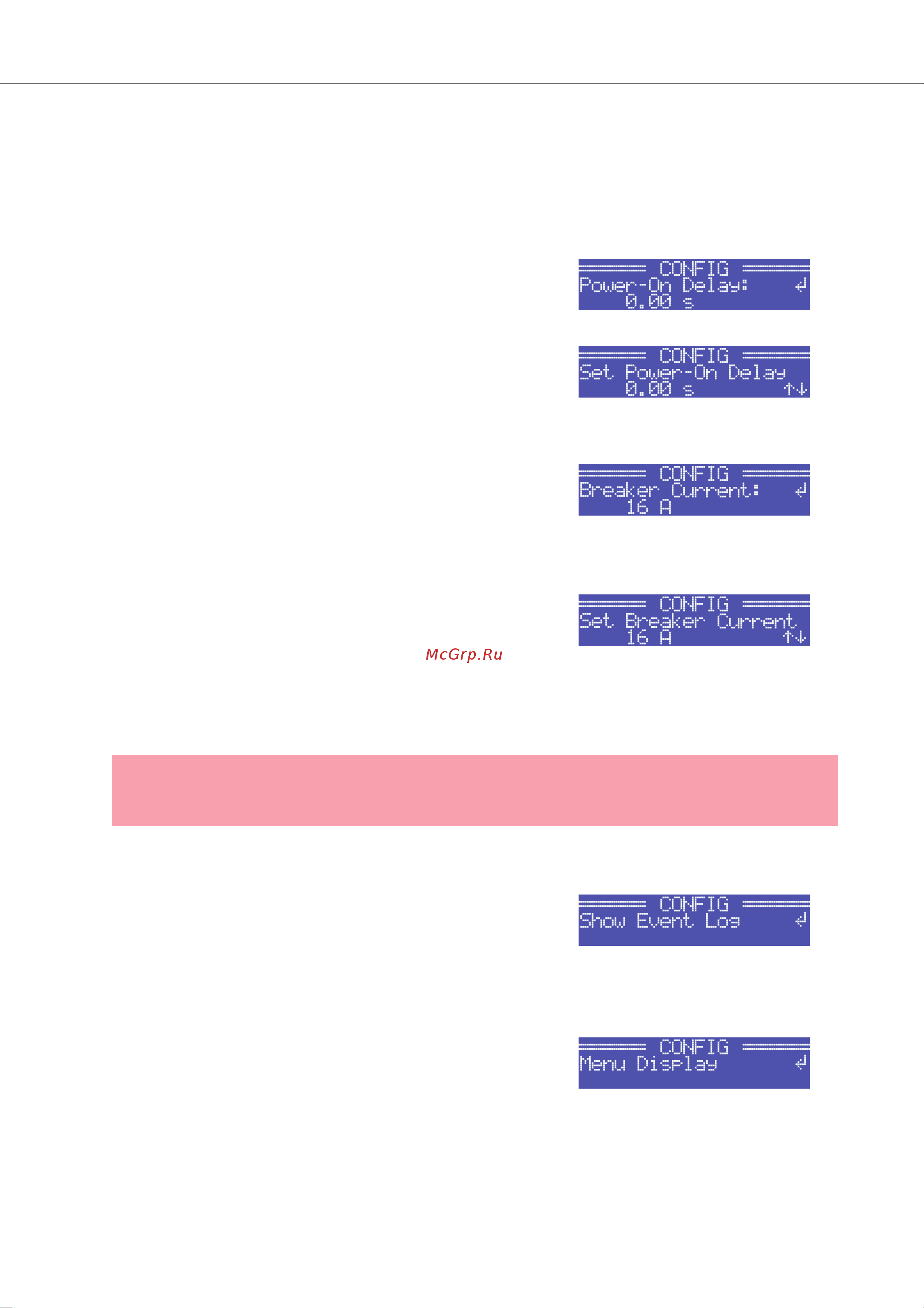 ELECTRO VOICE TG7 [22/148] Structure of the config menu