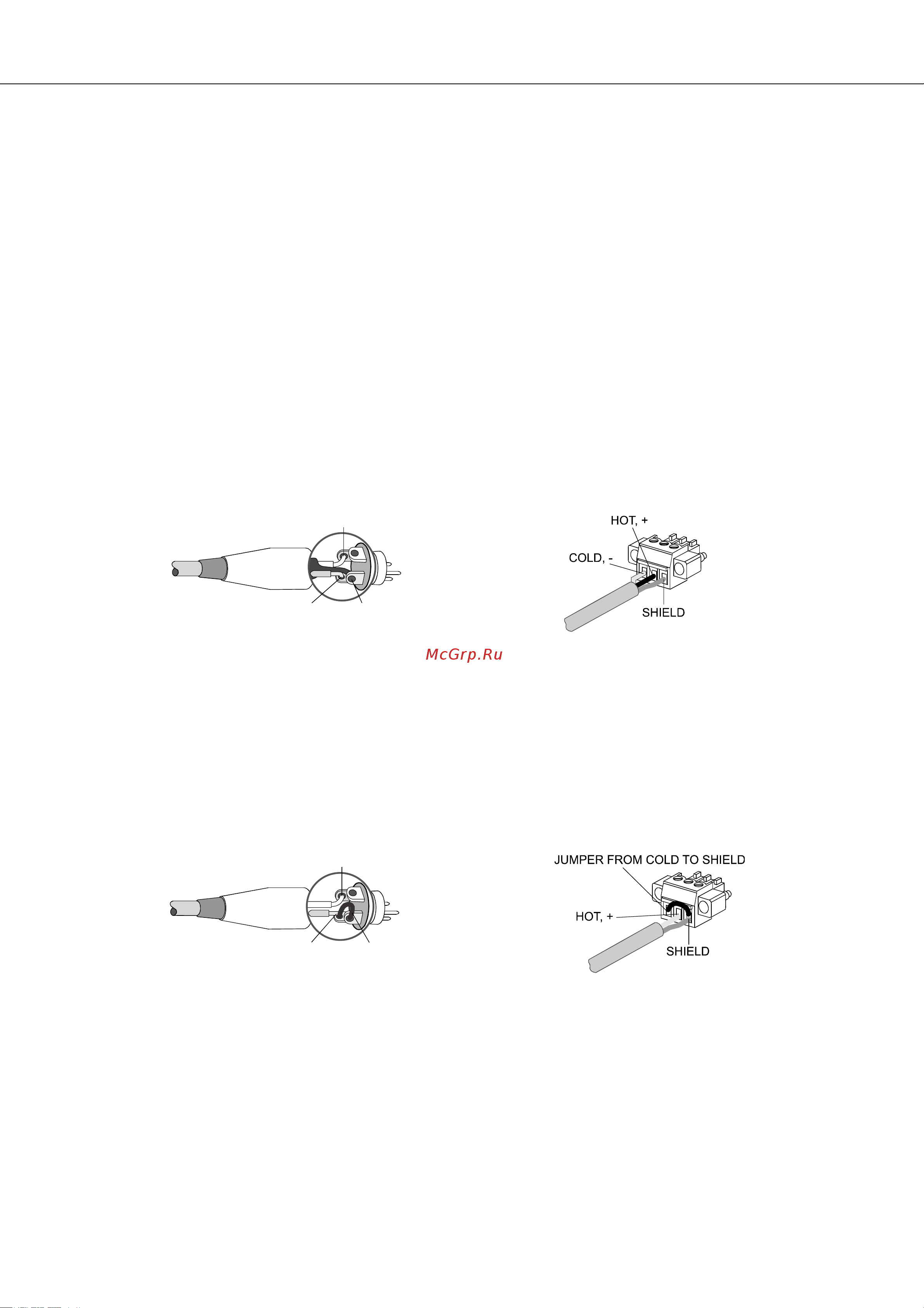 ELECTRO VOICE TG7 [61/148] Audio verkabelung