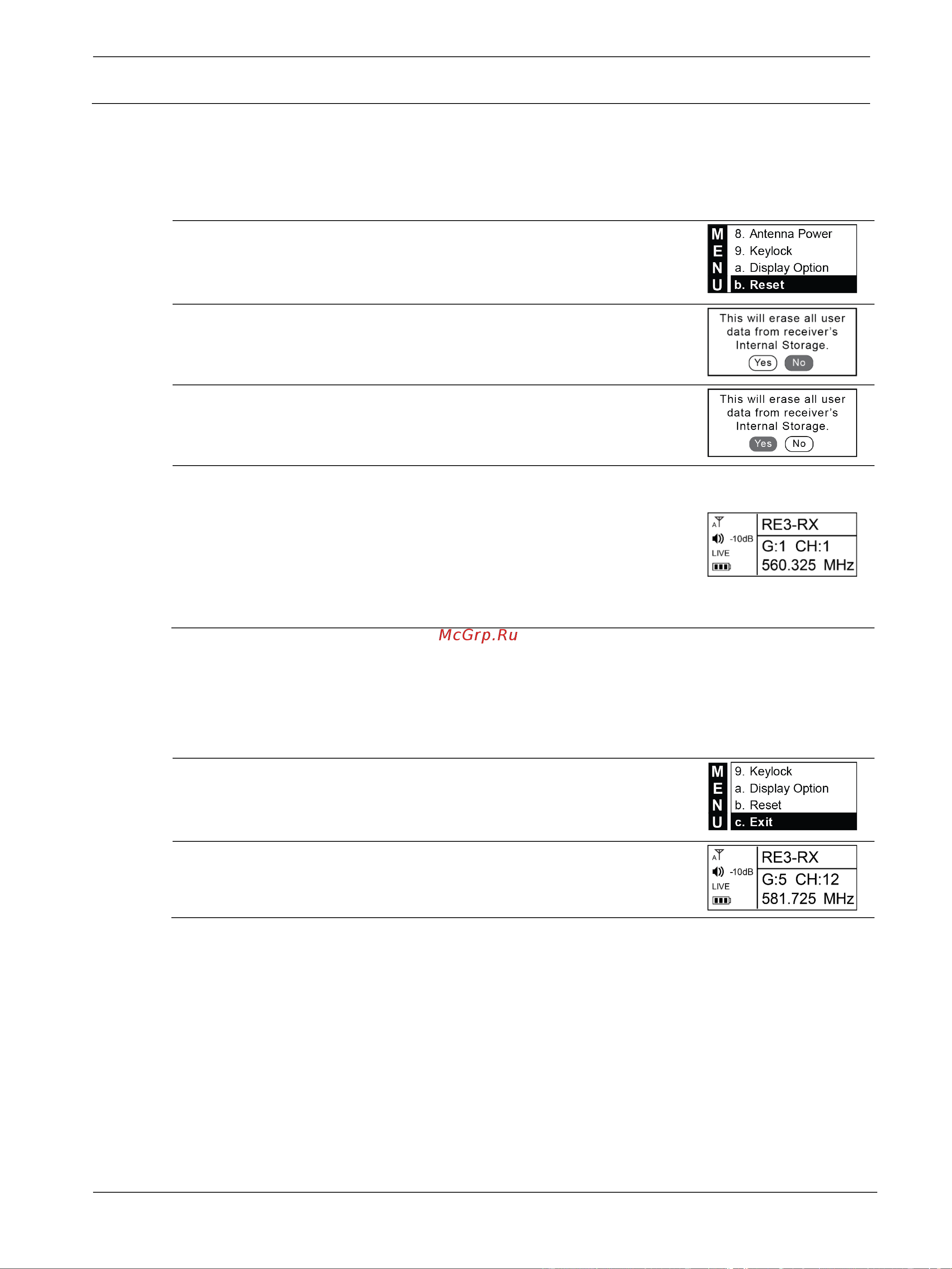 ELECTRO VOICE RE3-BPGC-8M [35/72] System reset