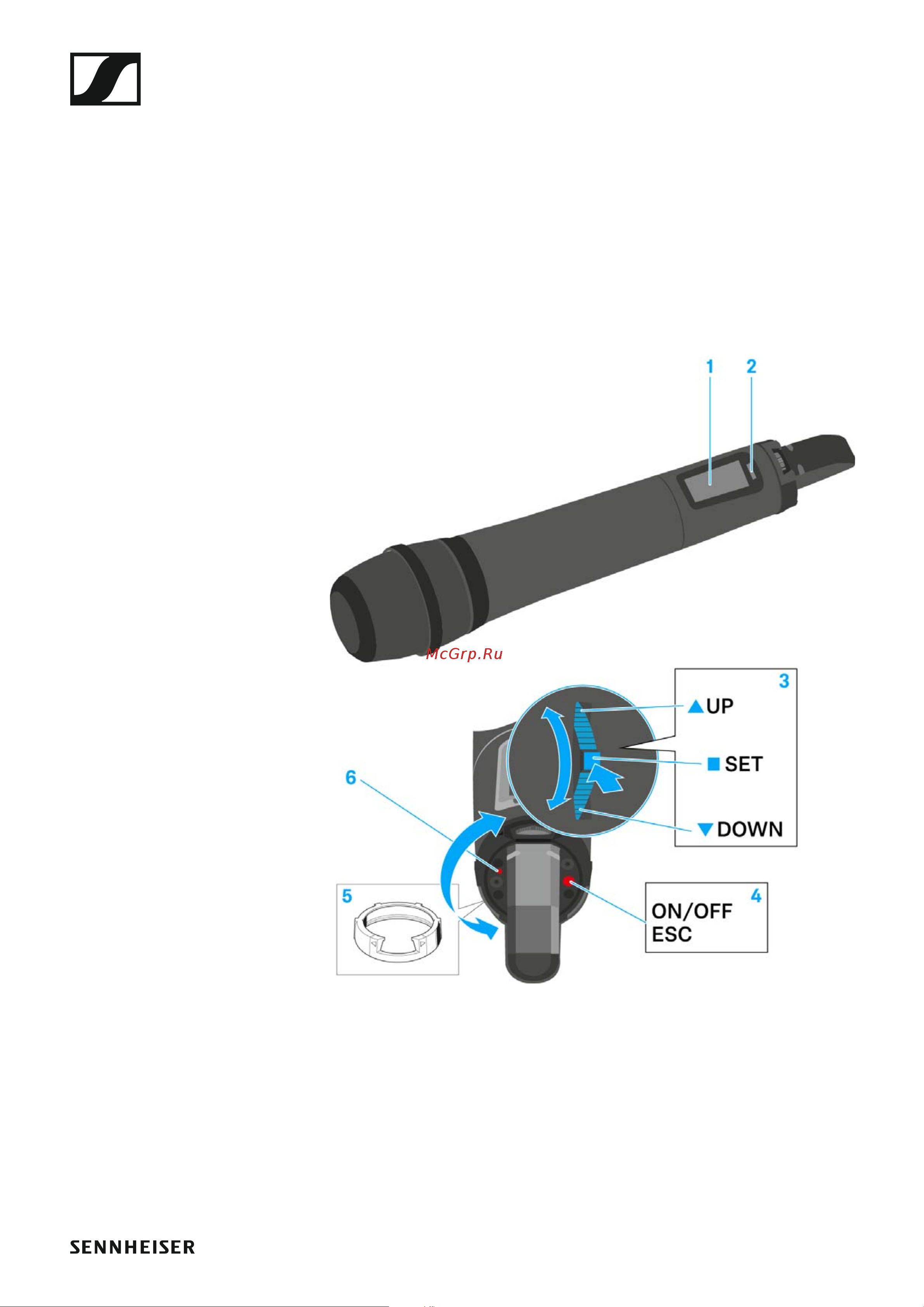 Sennheiser SKP 500 G4-AW+ [64/132] Using the skm 500 g4