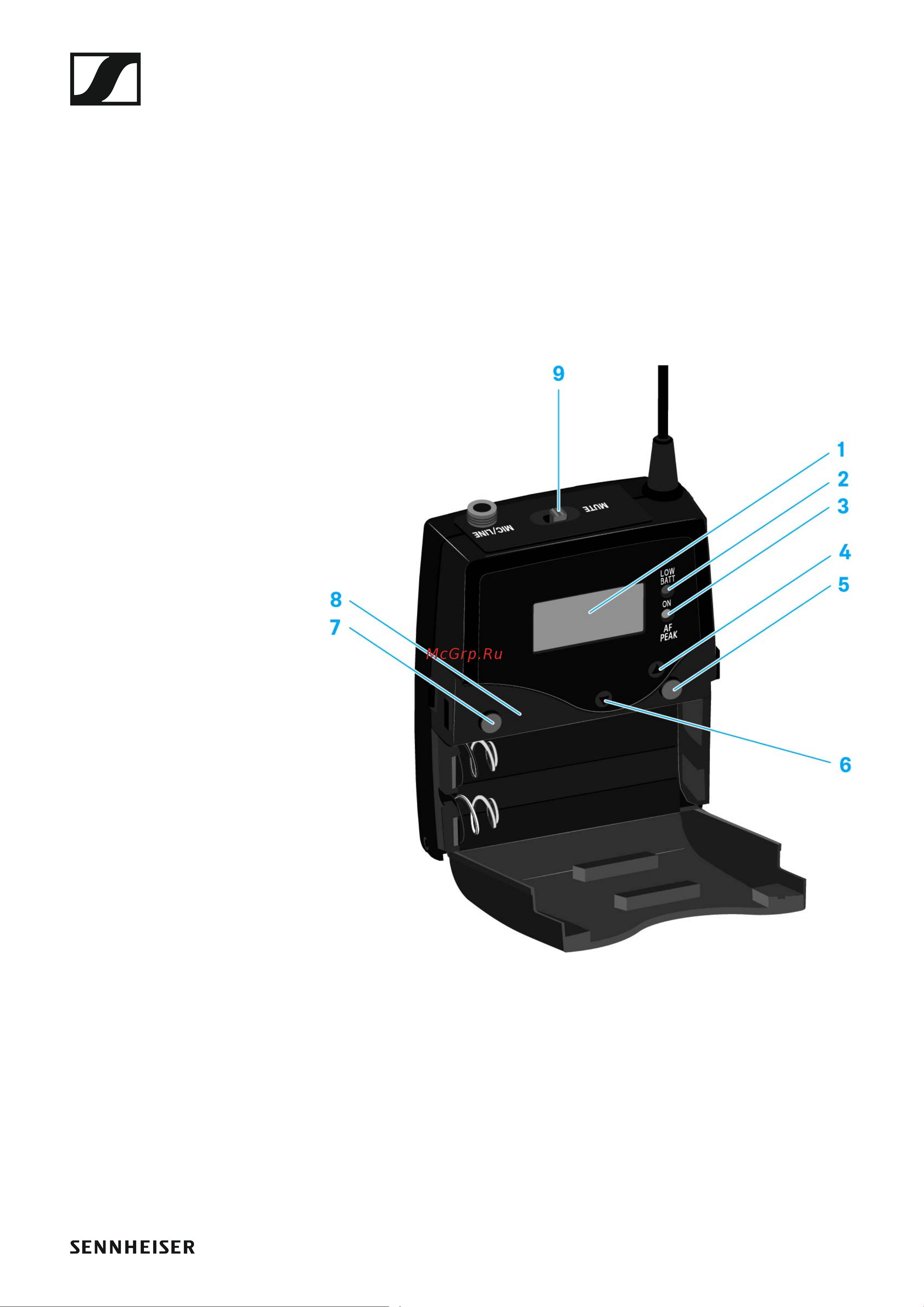 Sennheiser SKP 500 G4-AW+ [78/132] Using the sk 500 g4