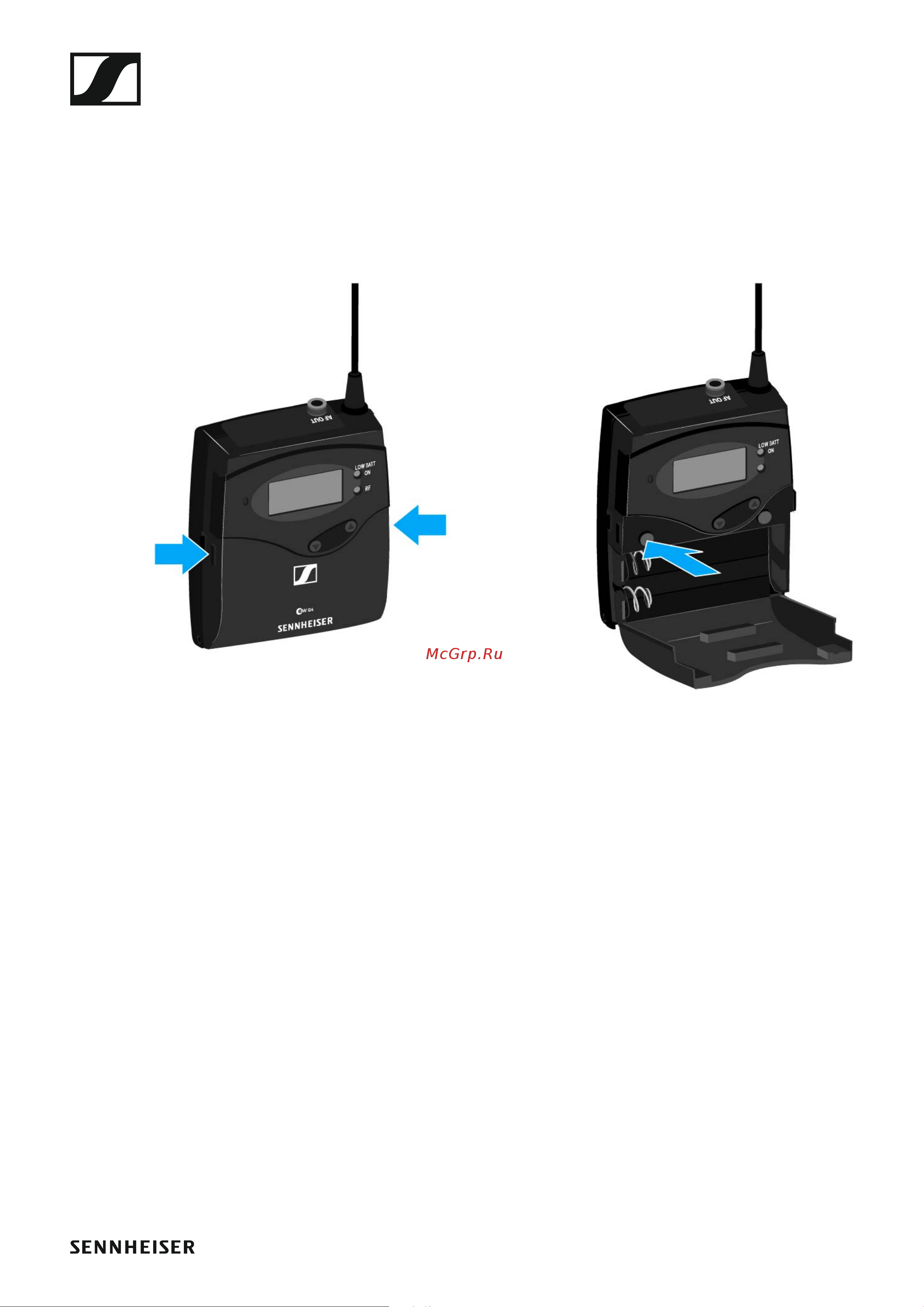 Sennheiser SKP 100 G4-A [41/128] Switching the ek 100 g4 on and off