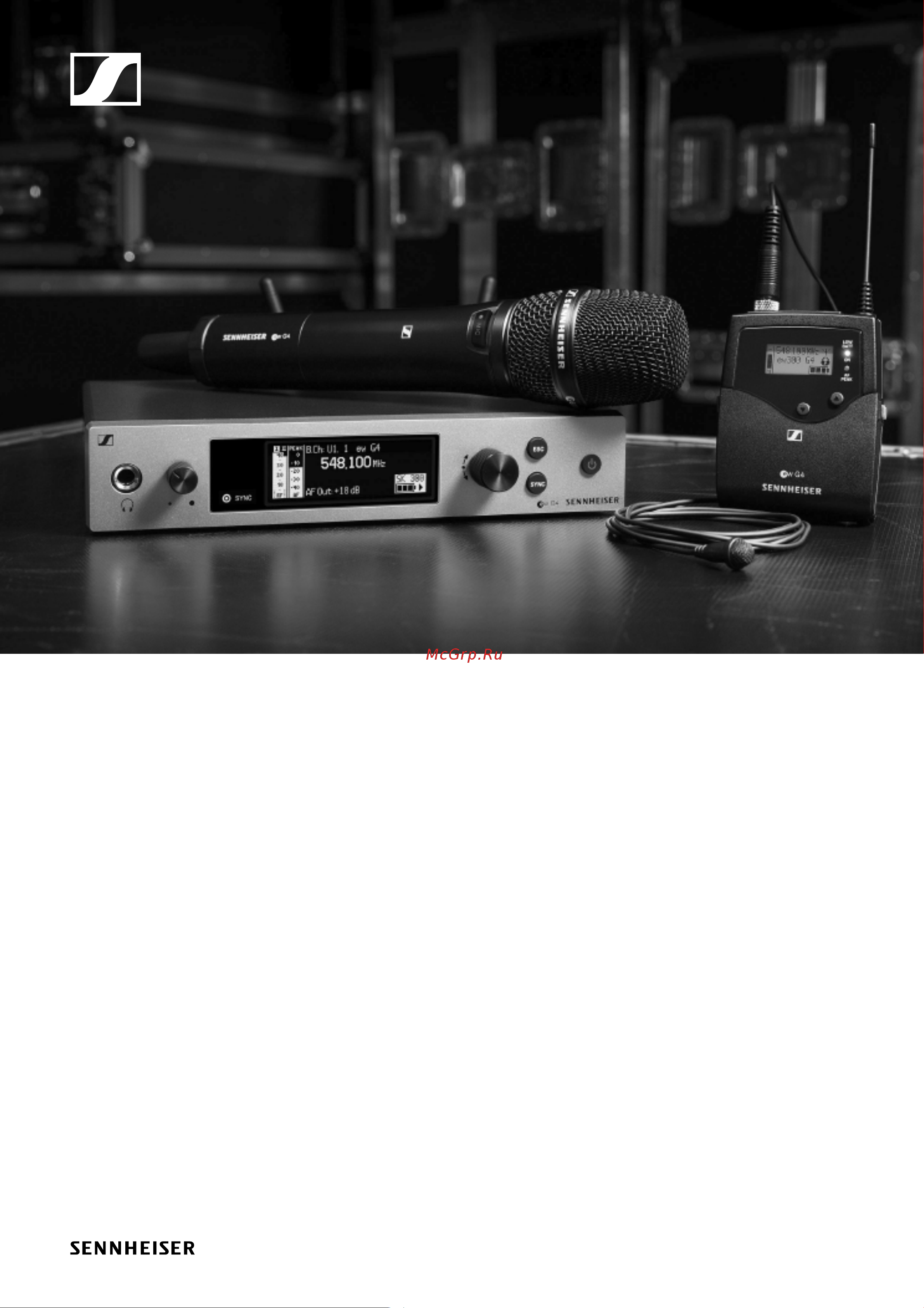 Sennheiser EW 300 G4-BASE SKM-S-AW+ Руководство по эксплуатации онлайн
