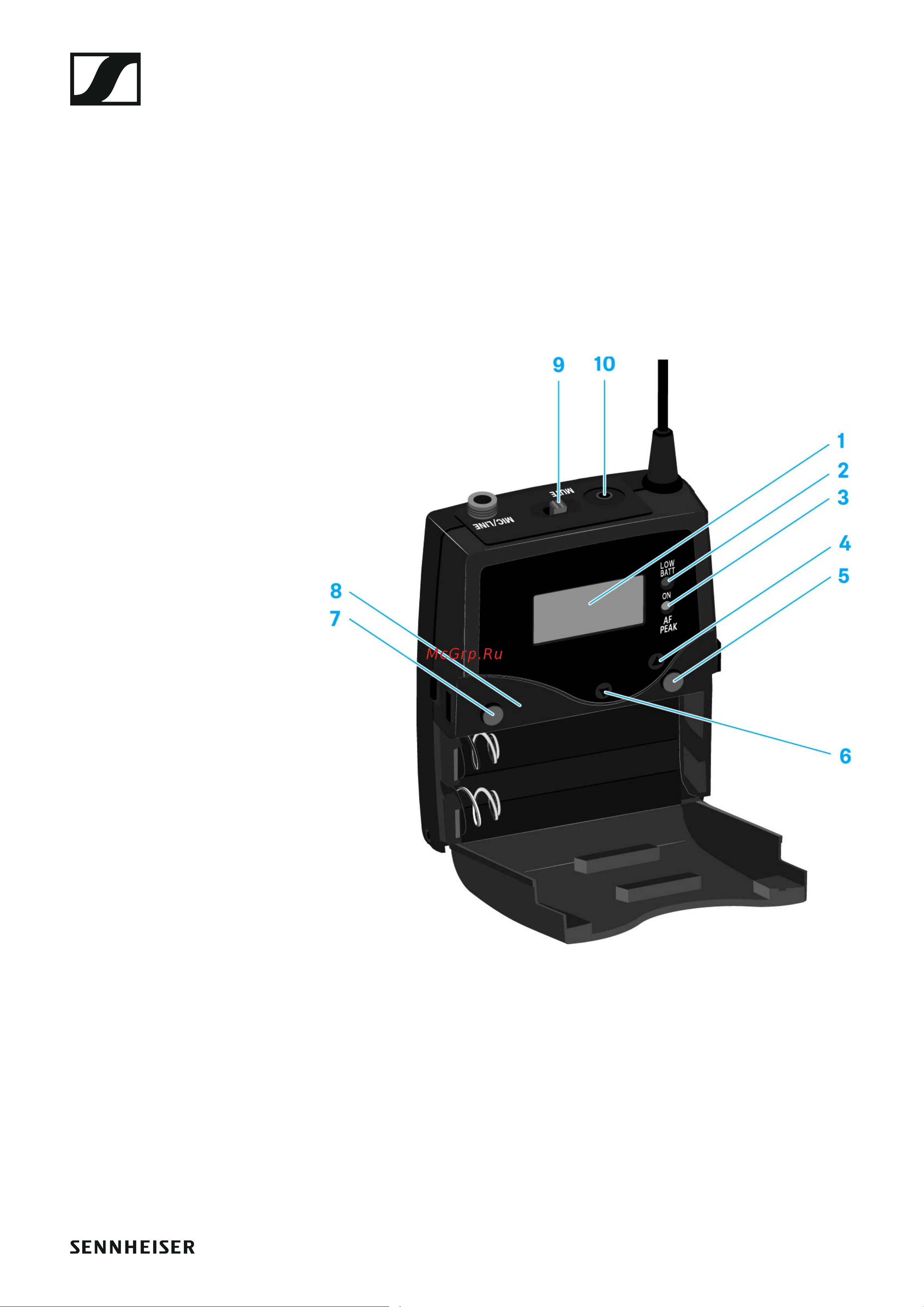 Sennheiser EW 300 G4-BASE SKM-S-AW+ [128/193] Using the sk 300 g4