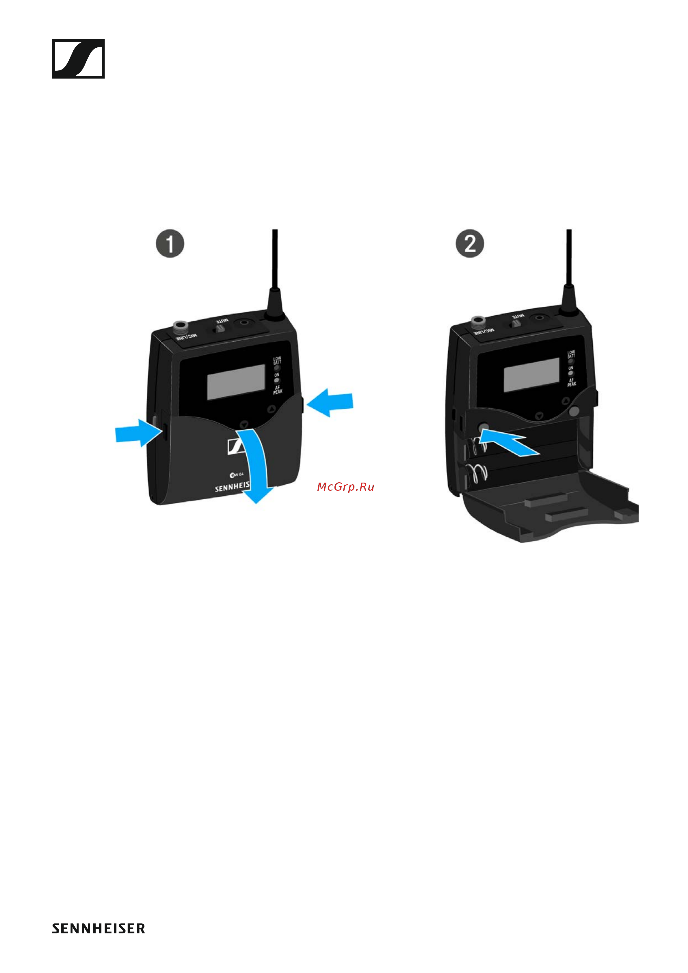 Sennheiser EW 300 G4-BASE SKM-S-AW+ [130/193] Switching the sk 300 g4 bodypack transmitter on and off