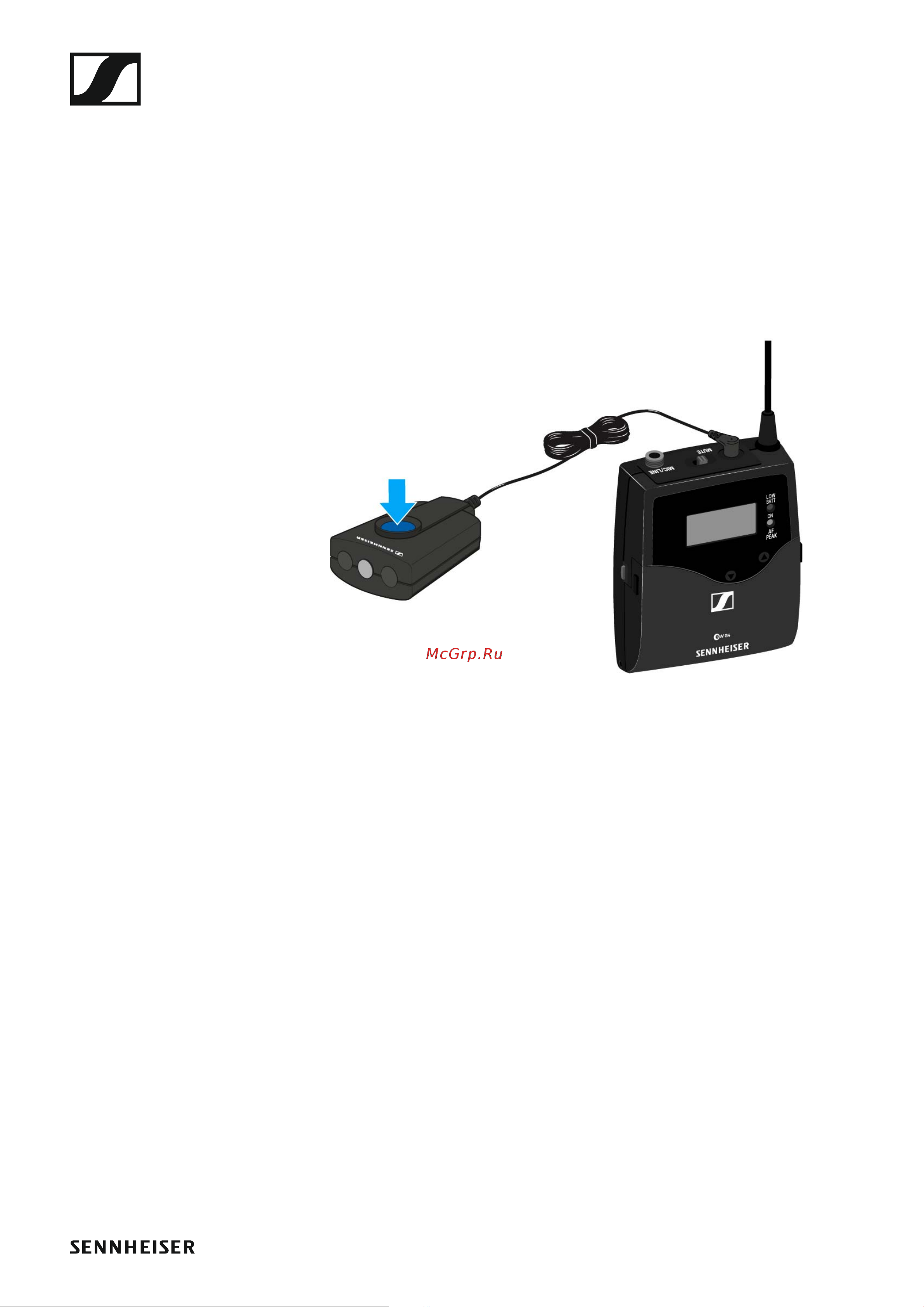 Sennheiser EW 300 G4-BASE SKM-S-AW+ [134/193] Using the sk 300 g4 with the rms 1 remote mute switch
