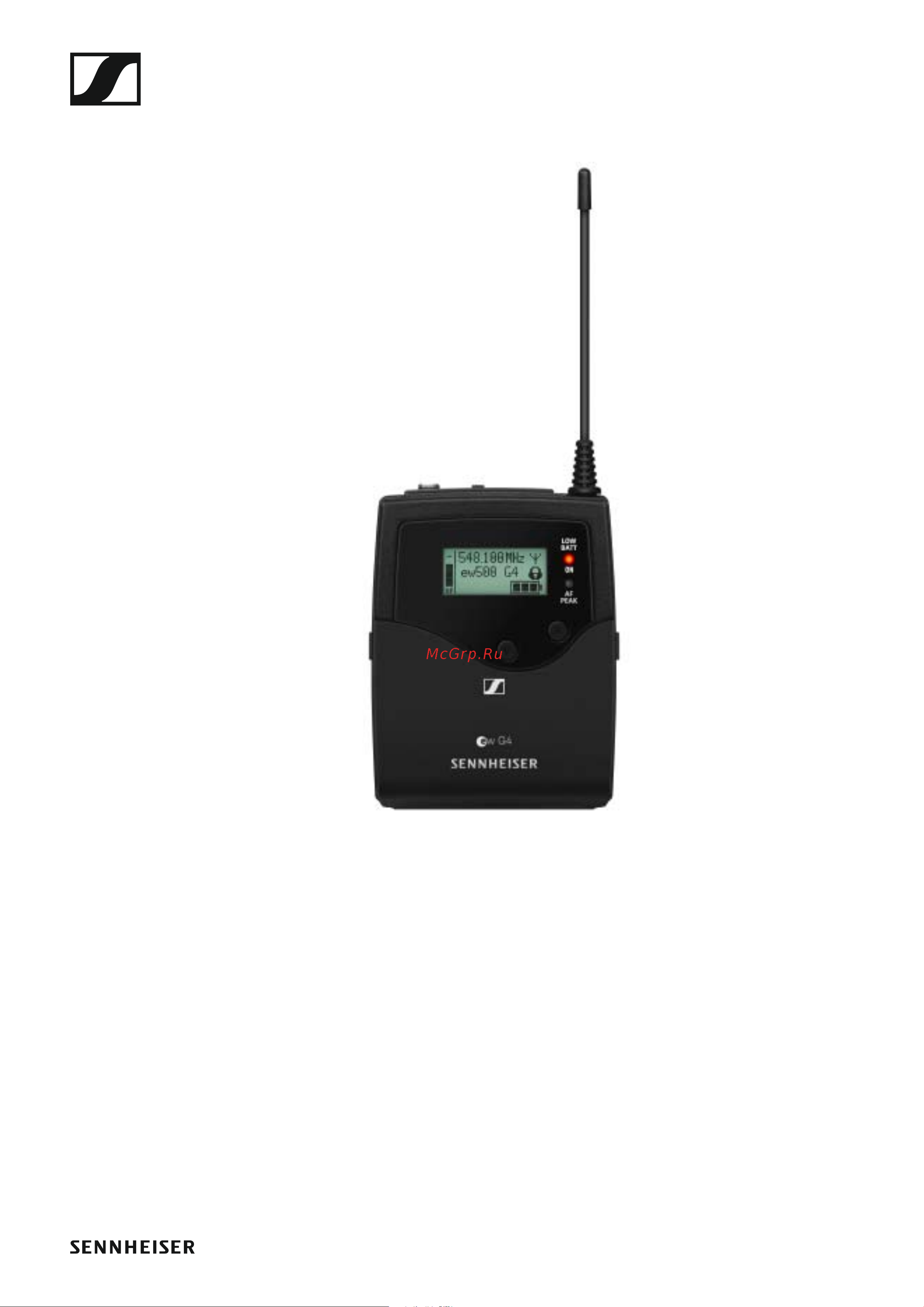 Sennheiser EW 300 G4-BASE SKM-S-AW+ [15/193] Sk 500 g4 bodypack transmitter