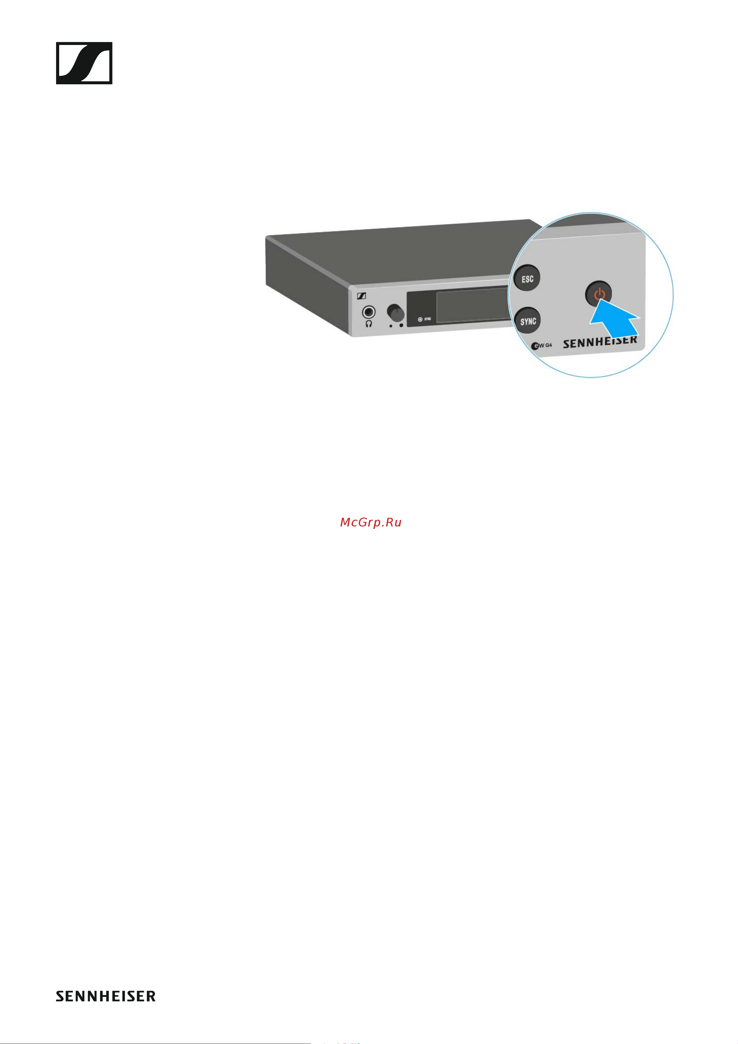 Sennheiser EW 300 G4-BASE SKM-S-AW+ [68/193] Switching the em 300 500 g4 on and off