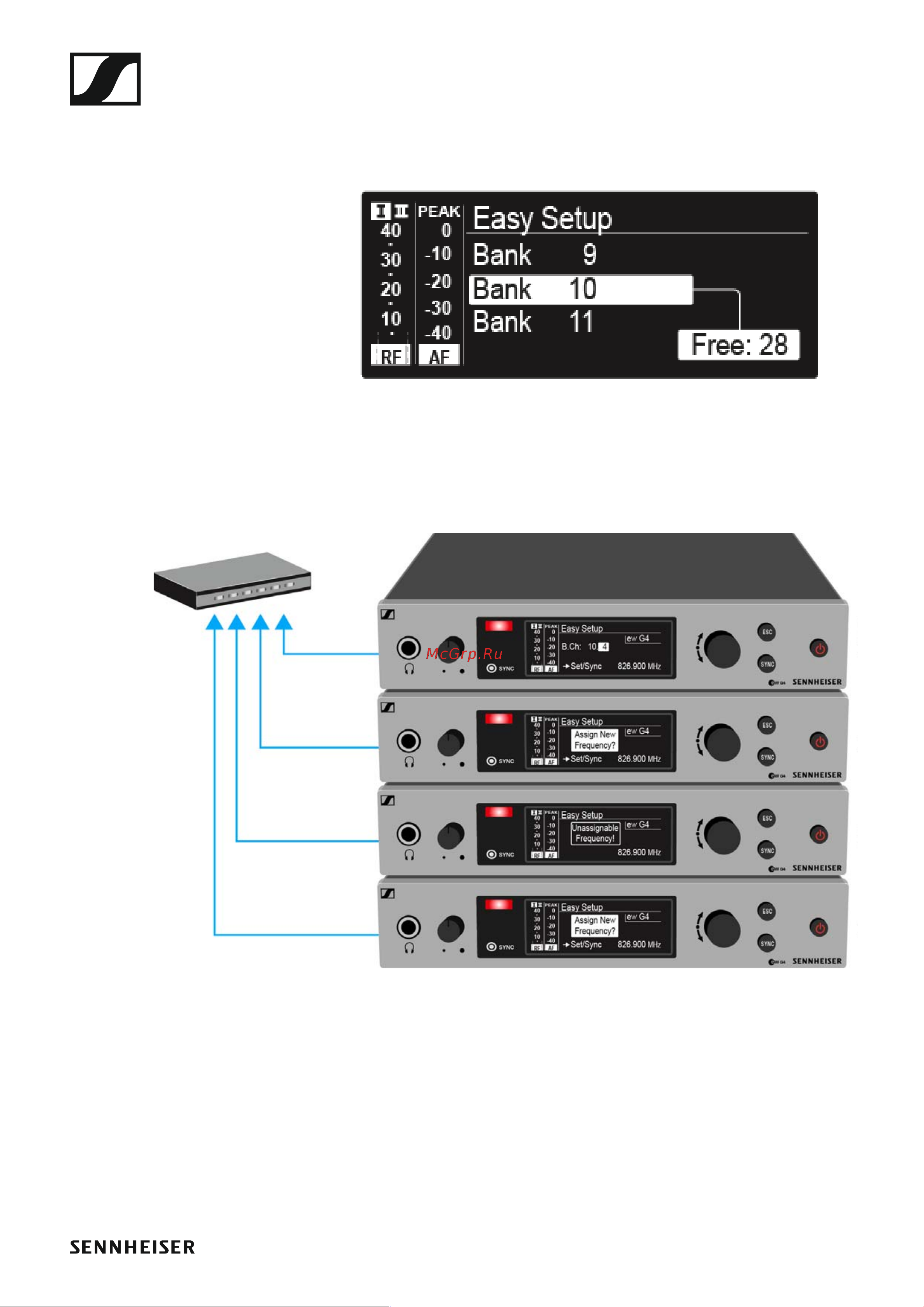 Sennheiser EW 300 G4-BASE SKM-S-AW+ Руководство по эксплуатации онлайн [84/193] 776524