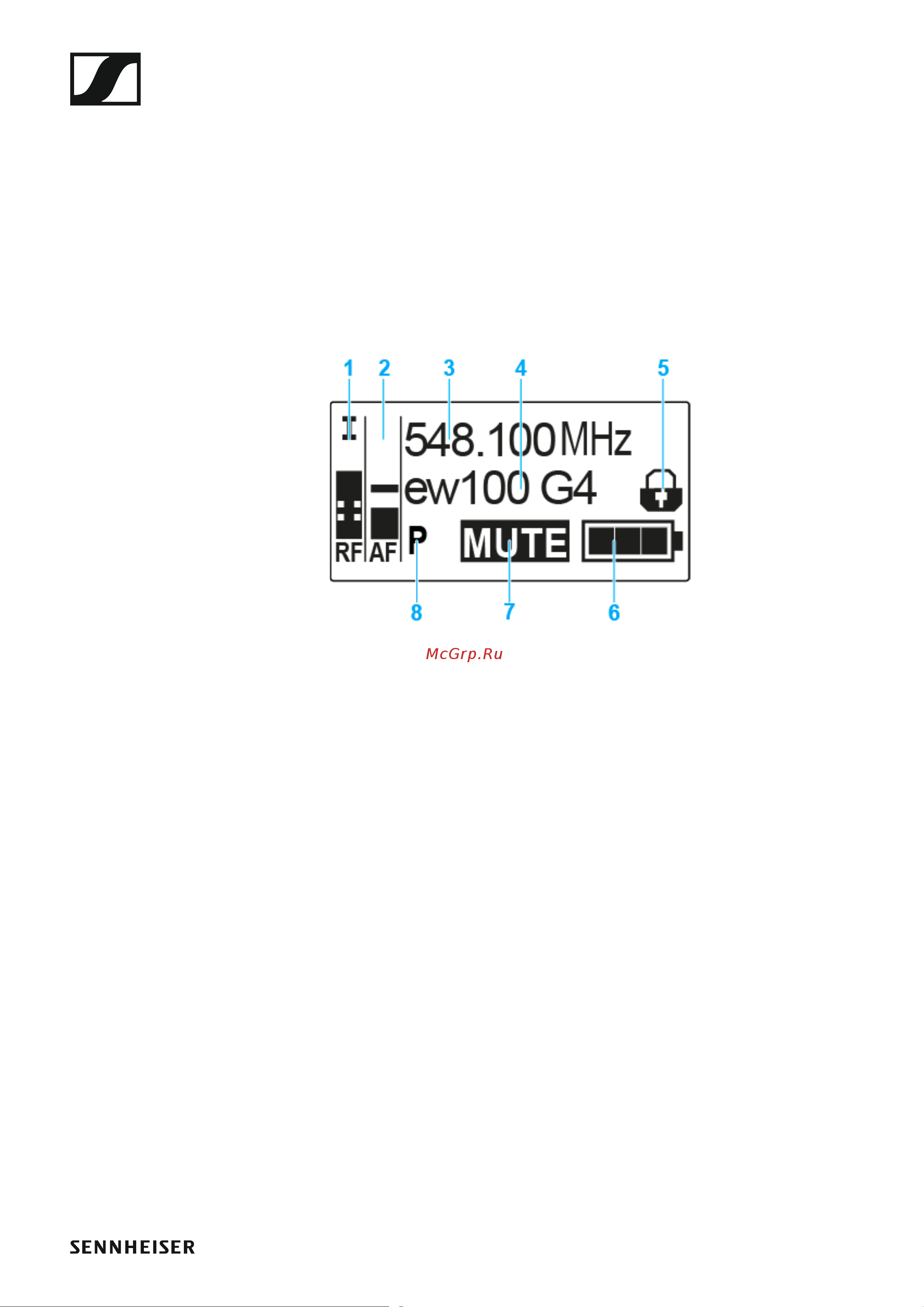 Sennheiser EW 112P G4-A [45/128] Home screen
