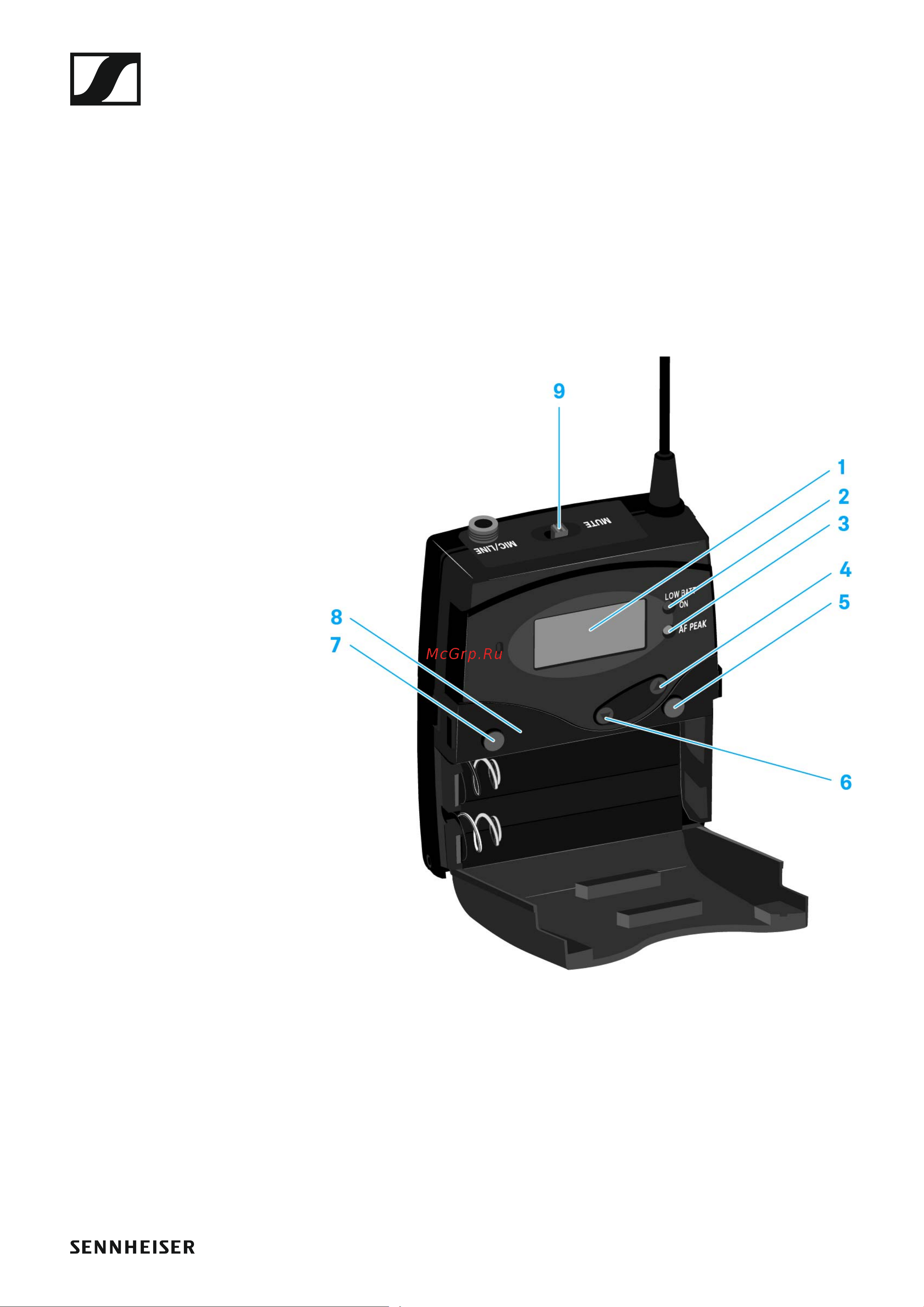 Sennheiser EW 122P G4-A [75/128] Using the sk 100 g4