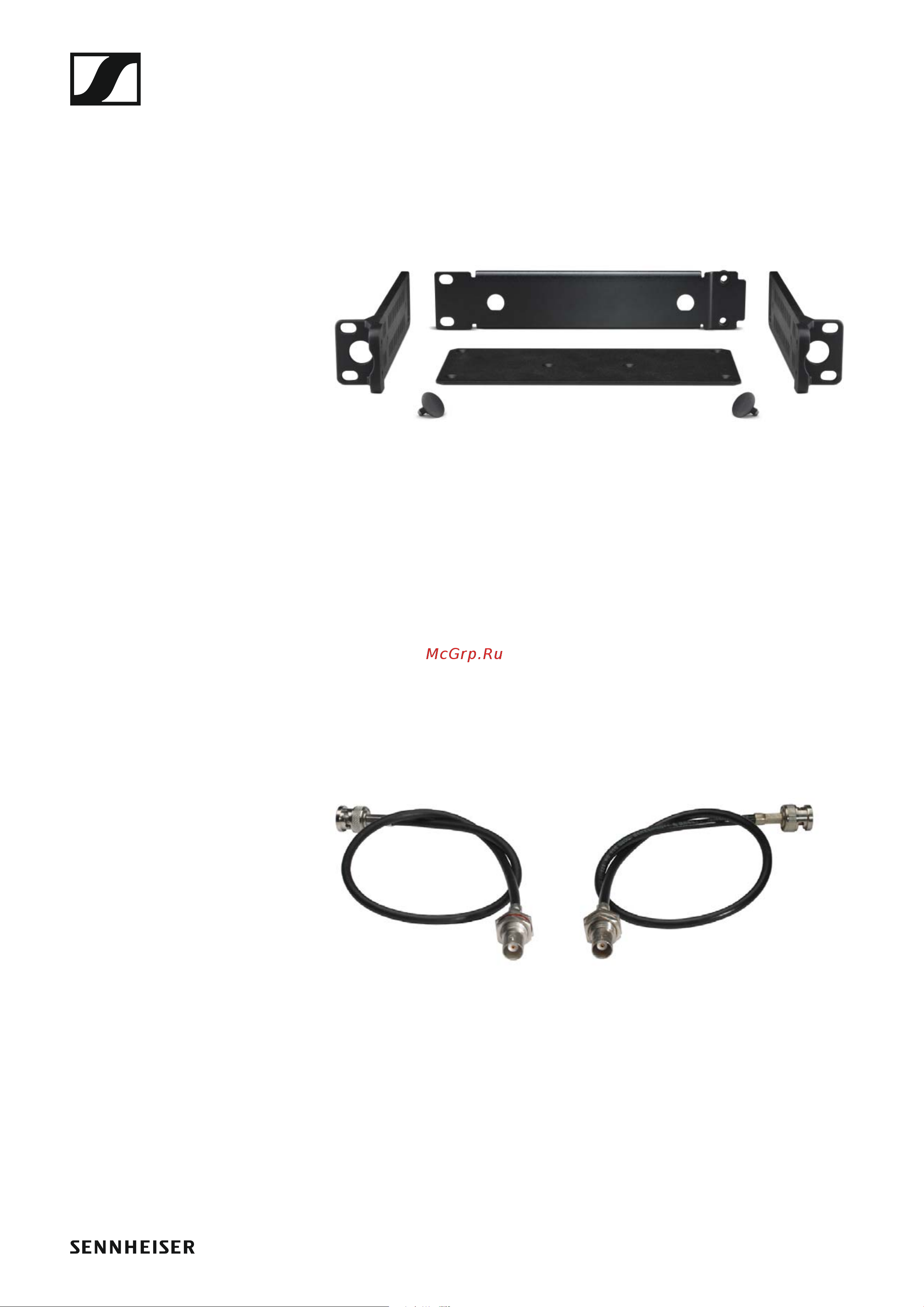 Sennheiser EW 100 G4-ME2-A1 [16/129] Accessories for rack mounting
